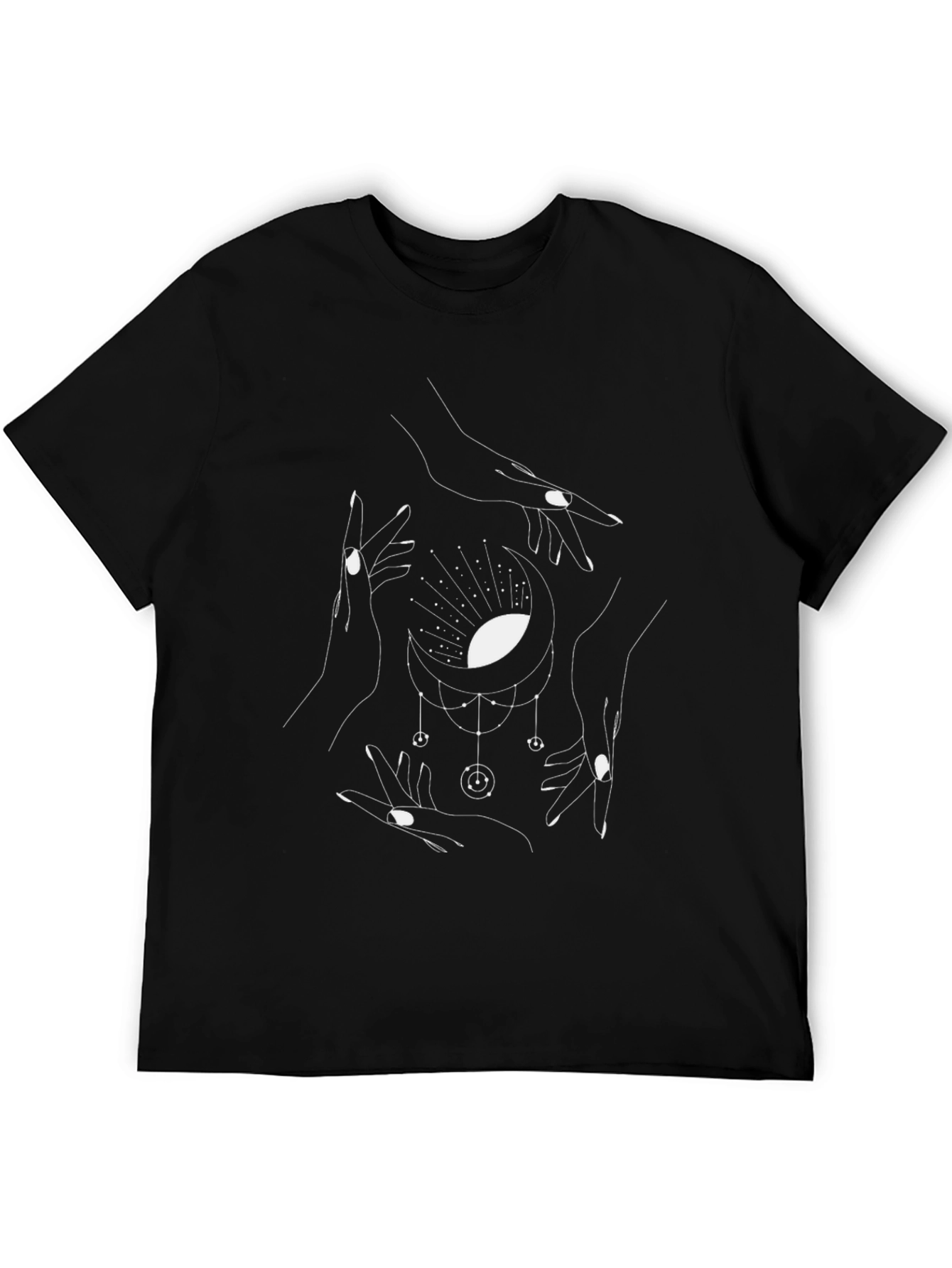 Mystic Moon Hands Graphic Tee