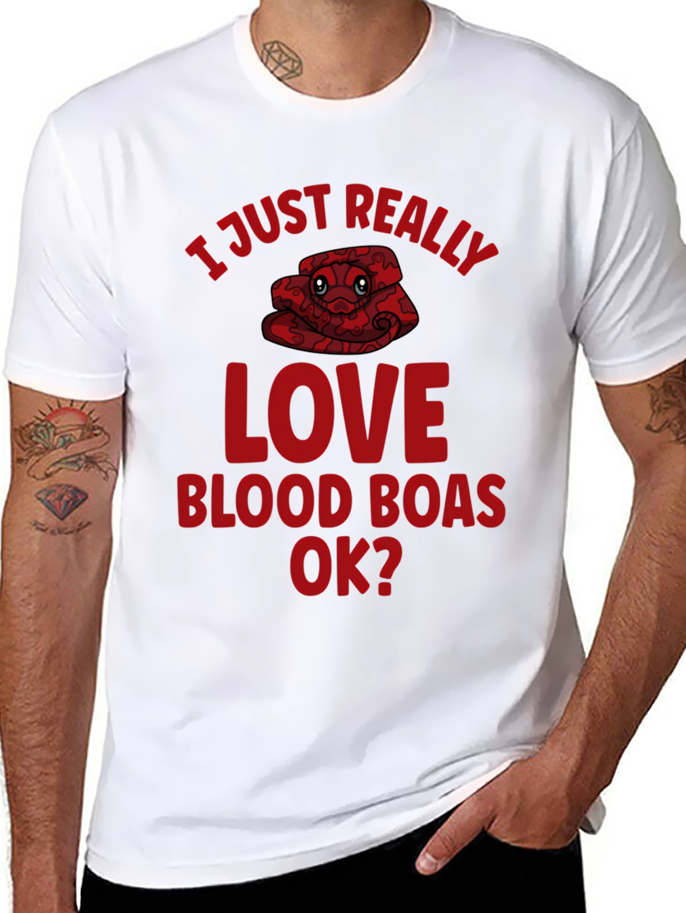 Blood Boa Lover Graphic T-Shirt