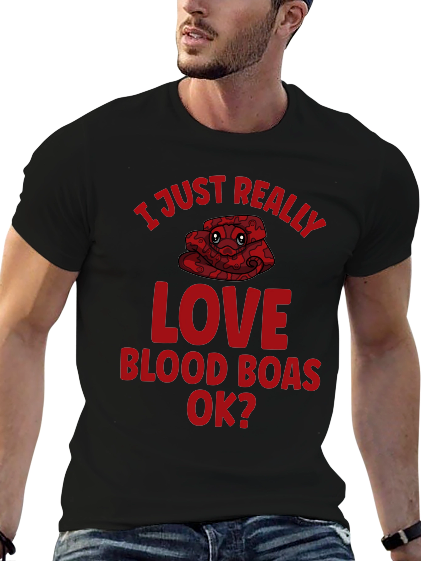Blood Boa Lover Graphic T-Shirt