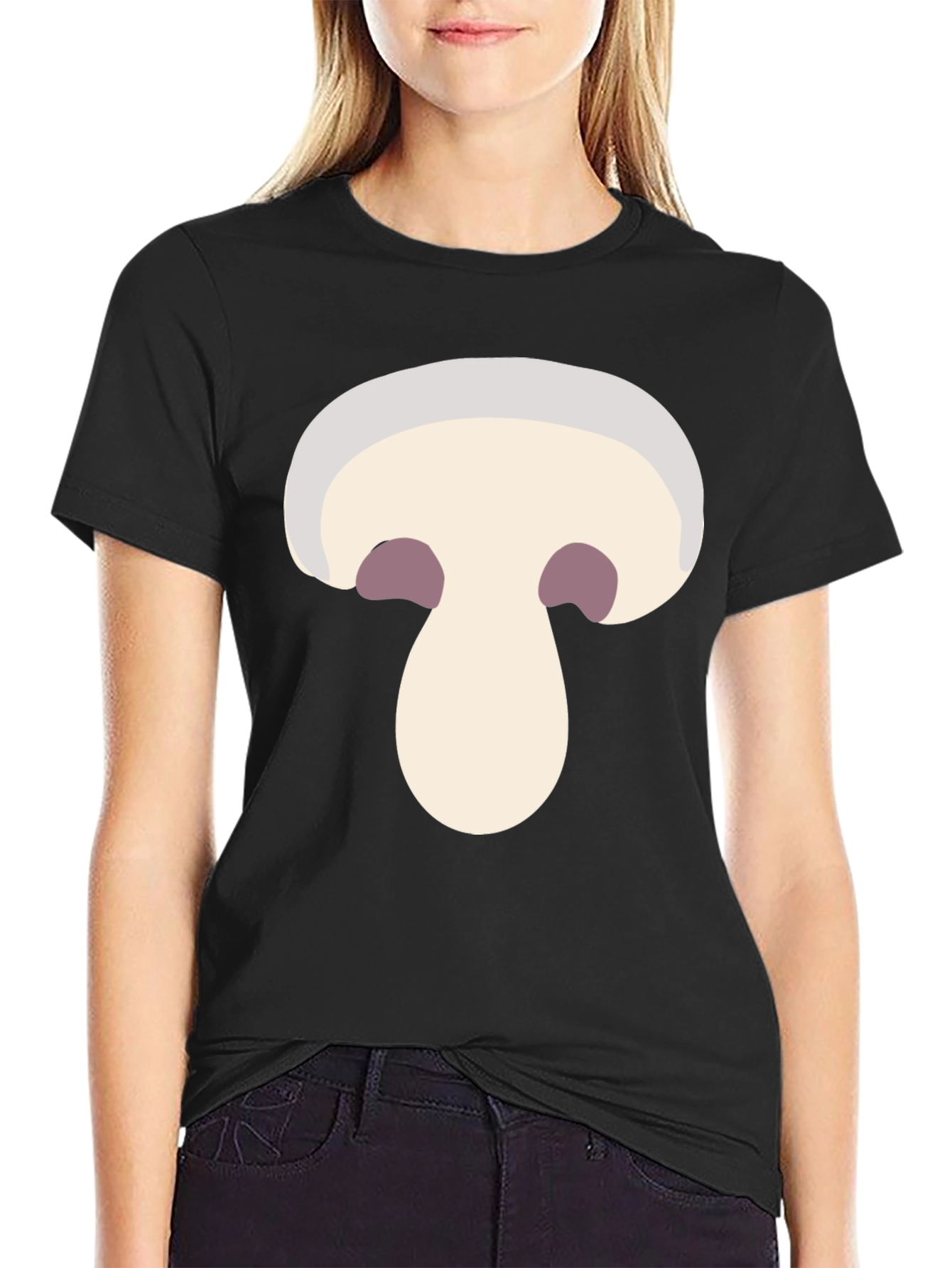 Mushroom Graphic T-Shirt - Fun Foodie Tee