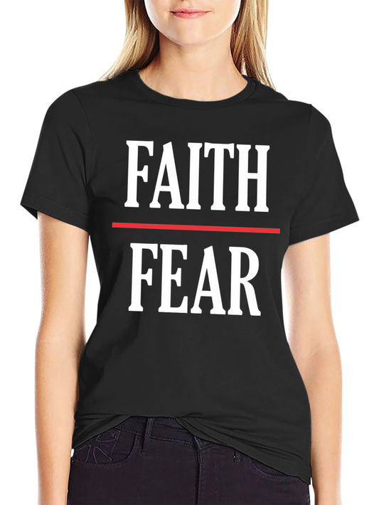 Faith Over Fear Graphic Tee - Motivational Shirt