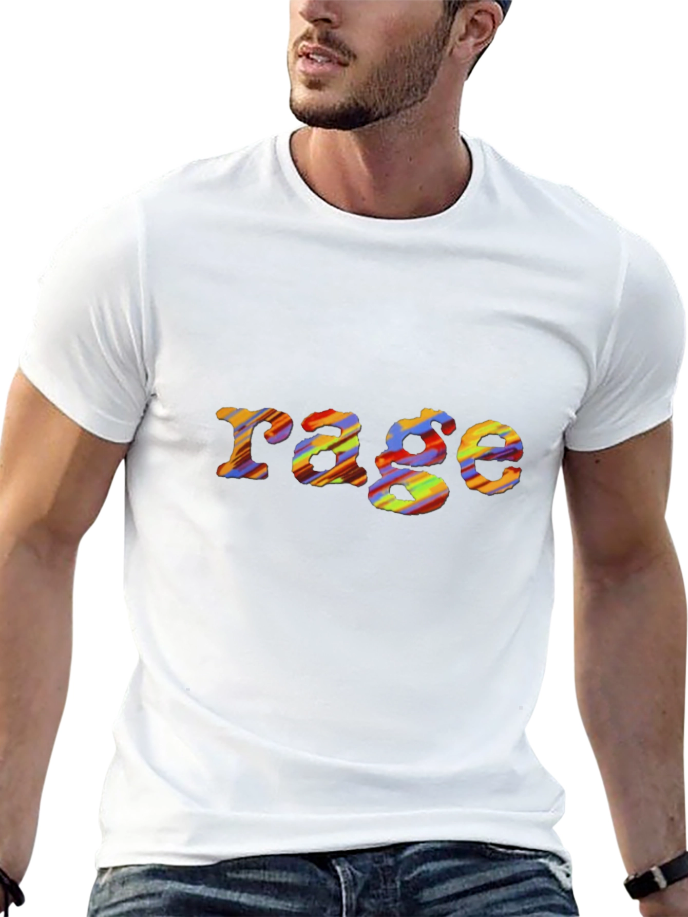 Rage Graphic Print T-Shirt