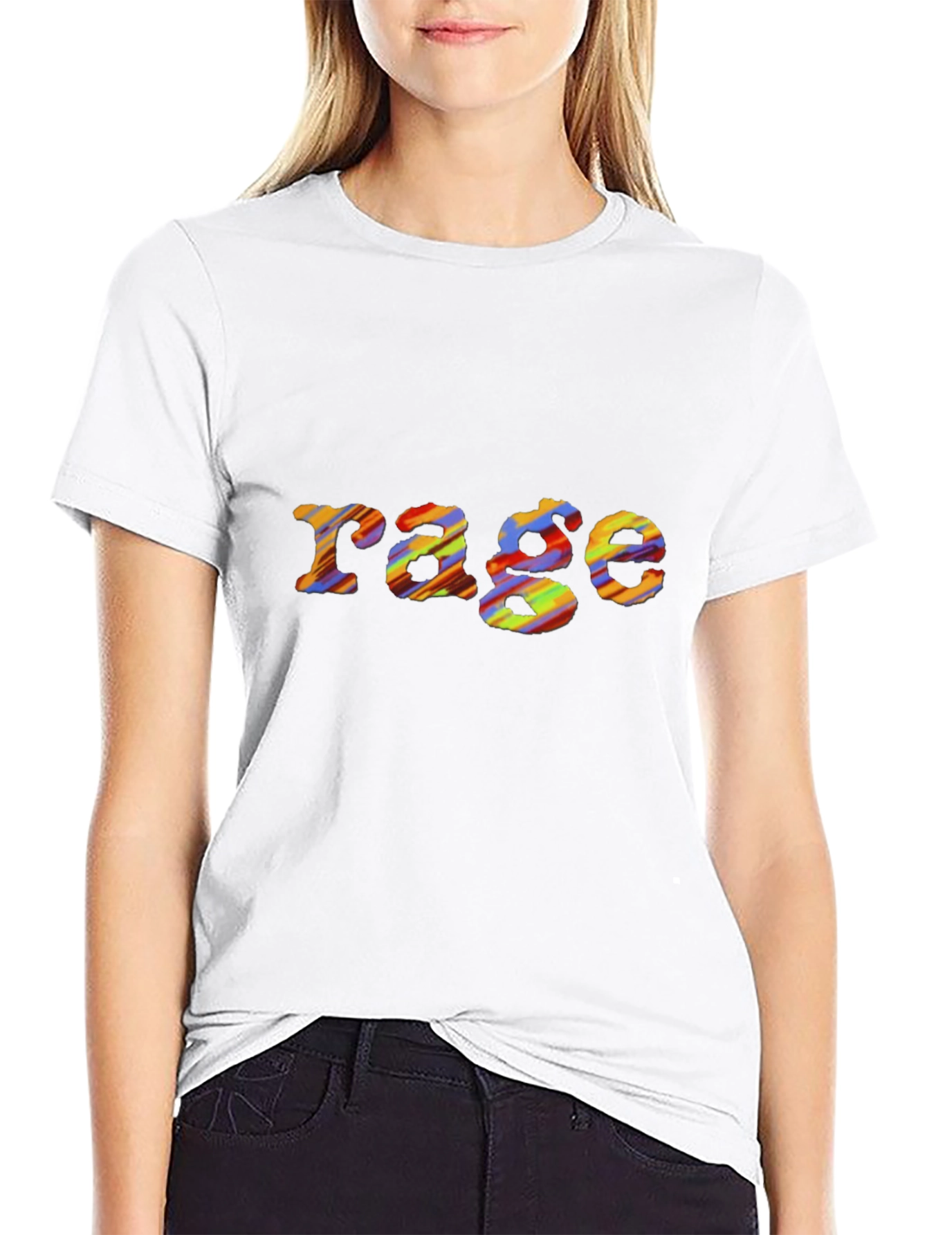 Rage Graphic Print T-Shirt