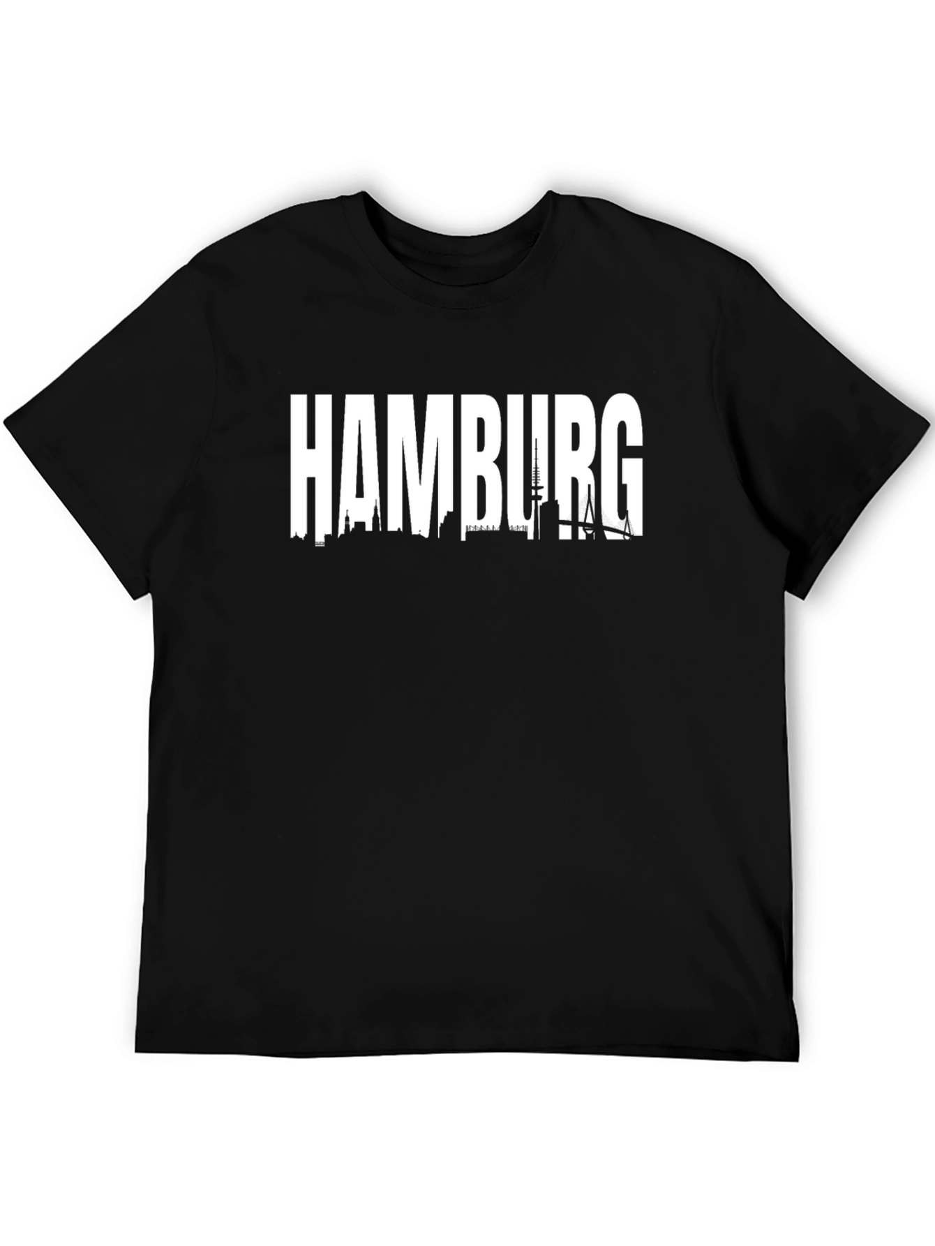 Hamburg Skyline T-Shirt - Cityscape Graphic Tee