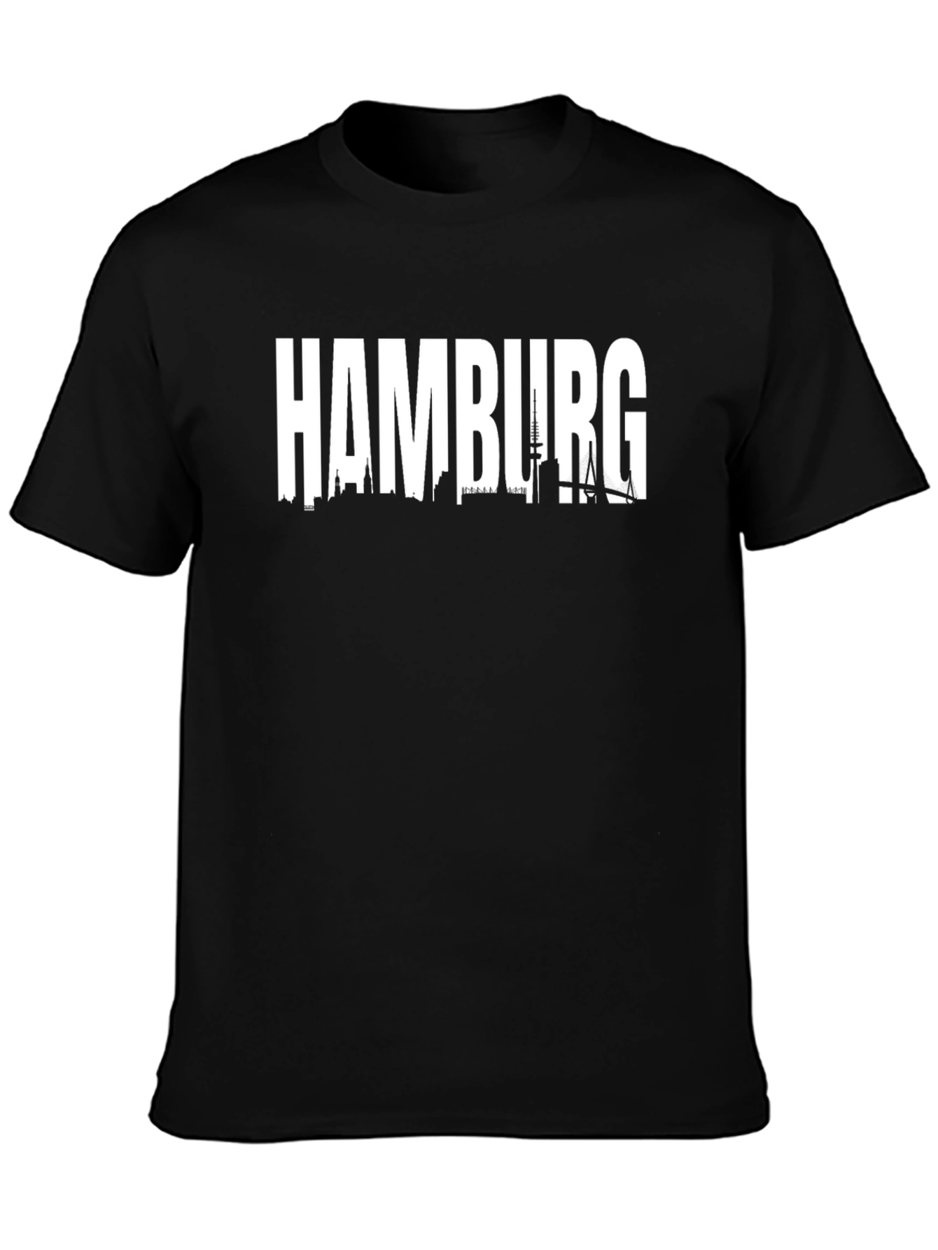Hamburg Skyline T-Shirt - Cityscape Graphic Tee