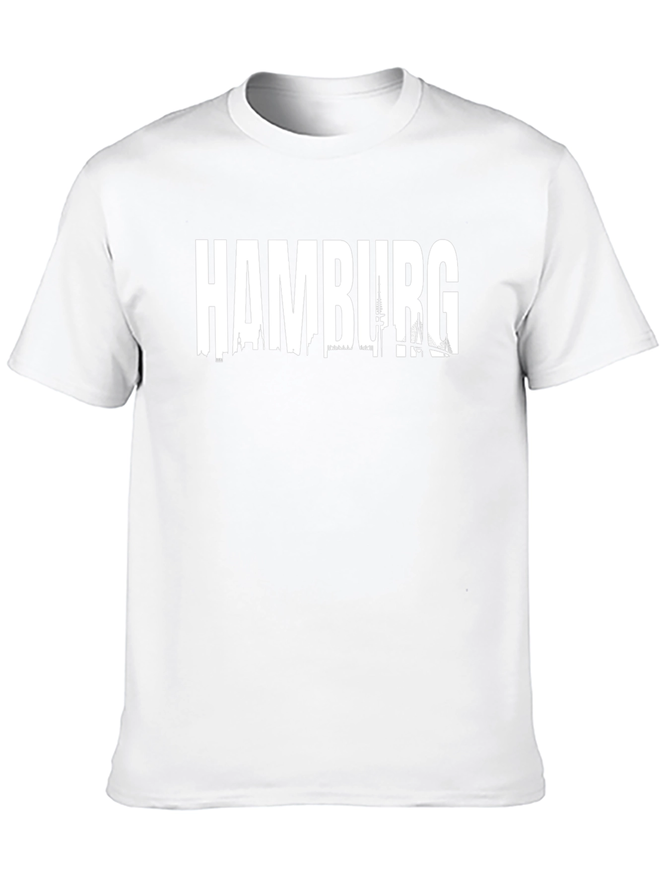Hamburg Skyline T-Shirt - Cityscape Graphic Tee