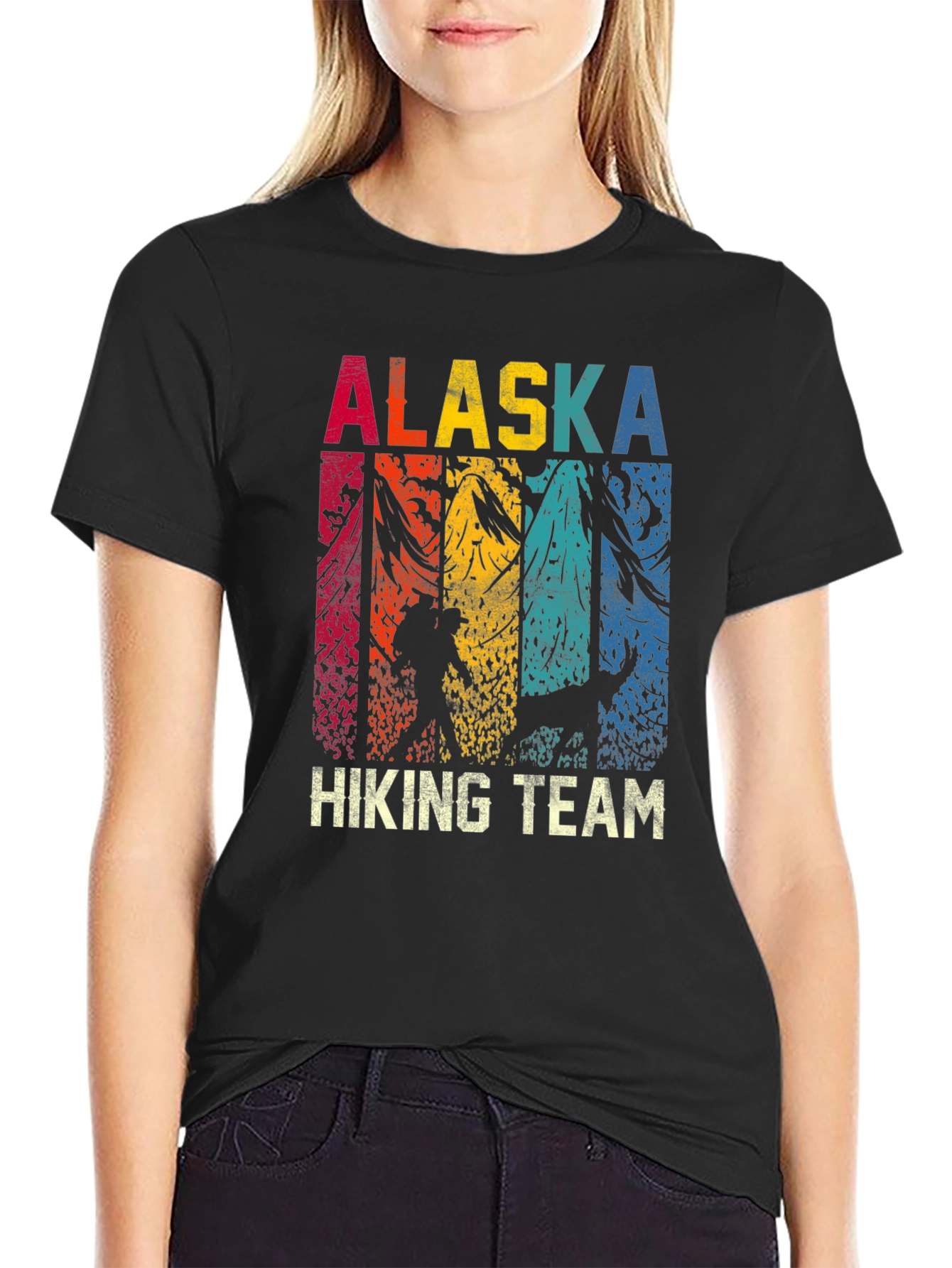 Alaska Hiking Team Graphic T-Shirt
