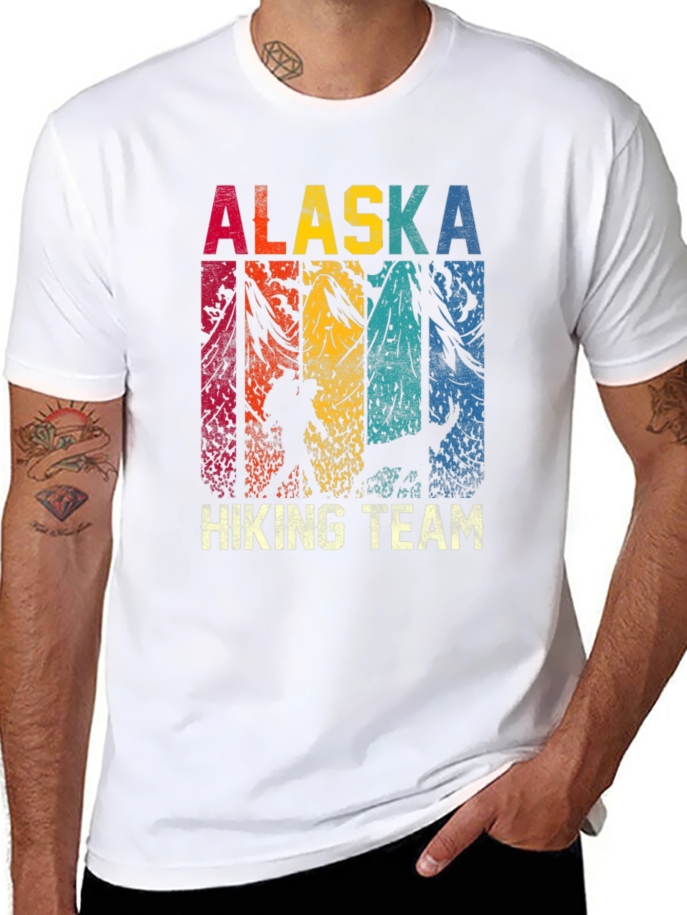Alaska Hiking Team Graphic T-Shirt
