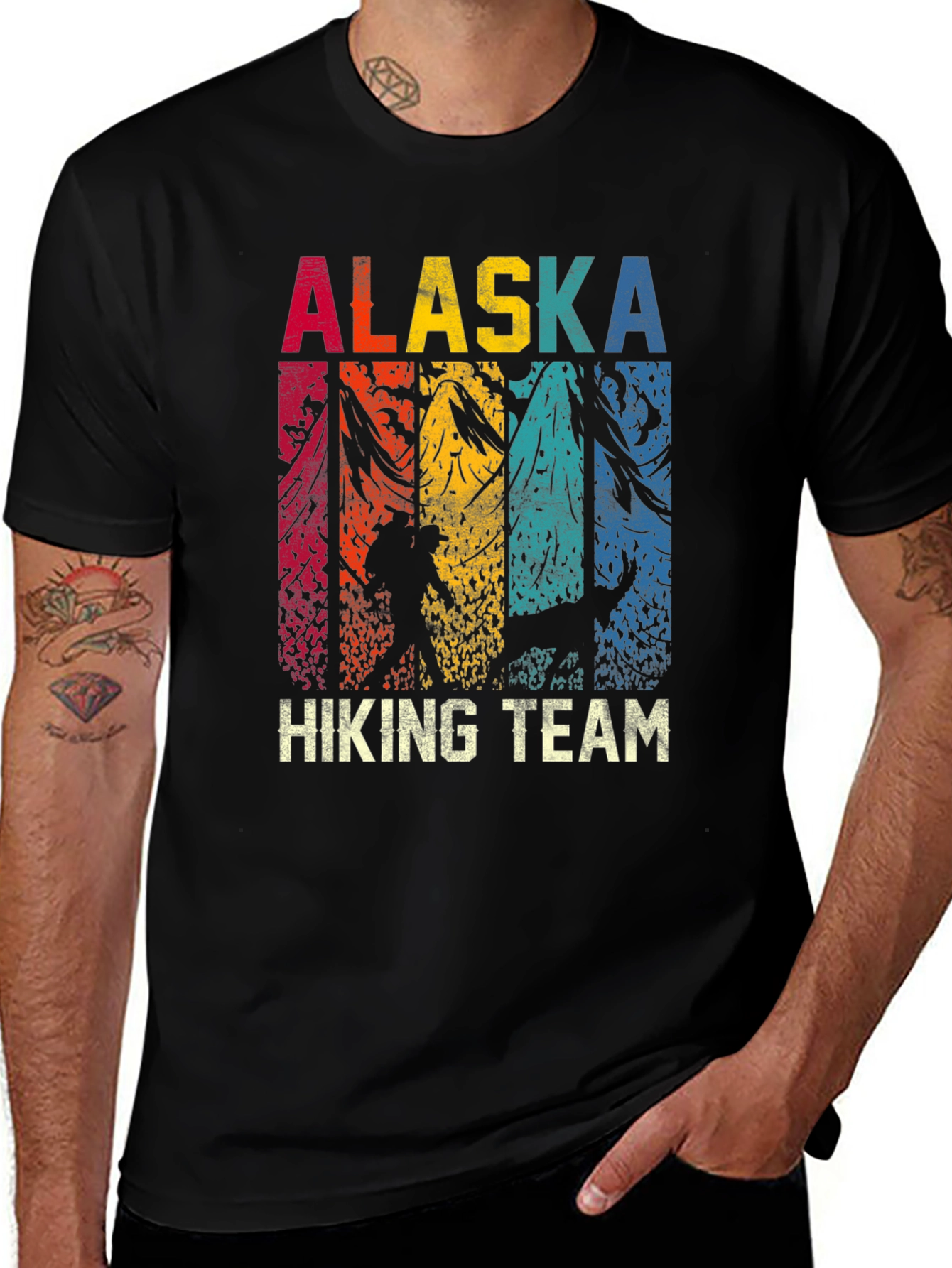 Alaska Hiking Team Graphic T-Shirt
