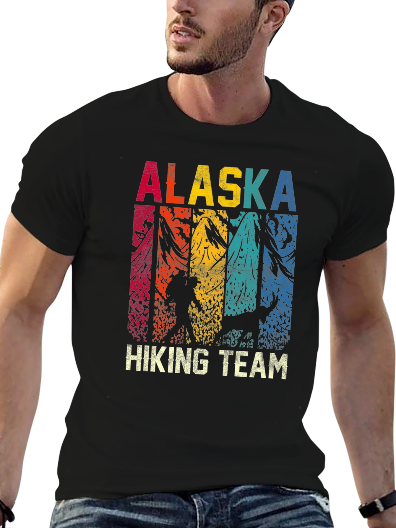 Alaska Hiking Team Graphic T-Shirt