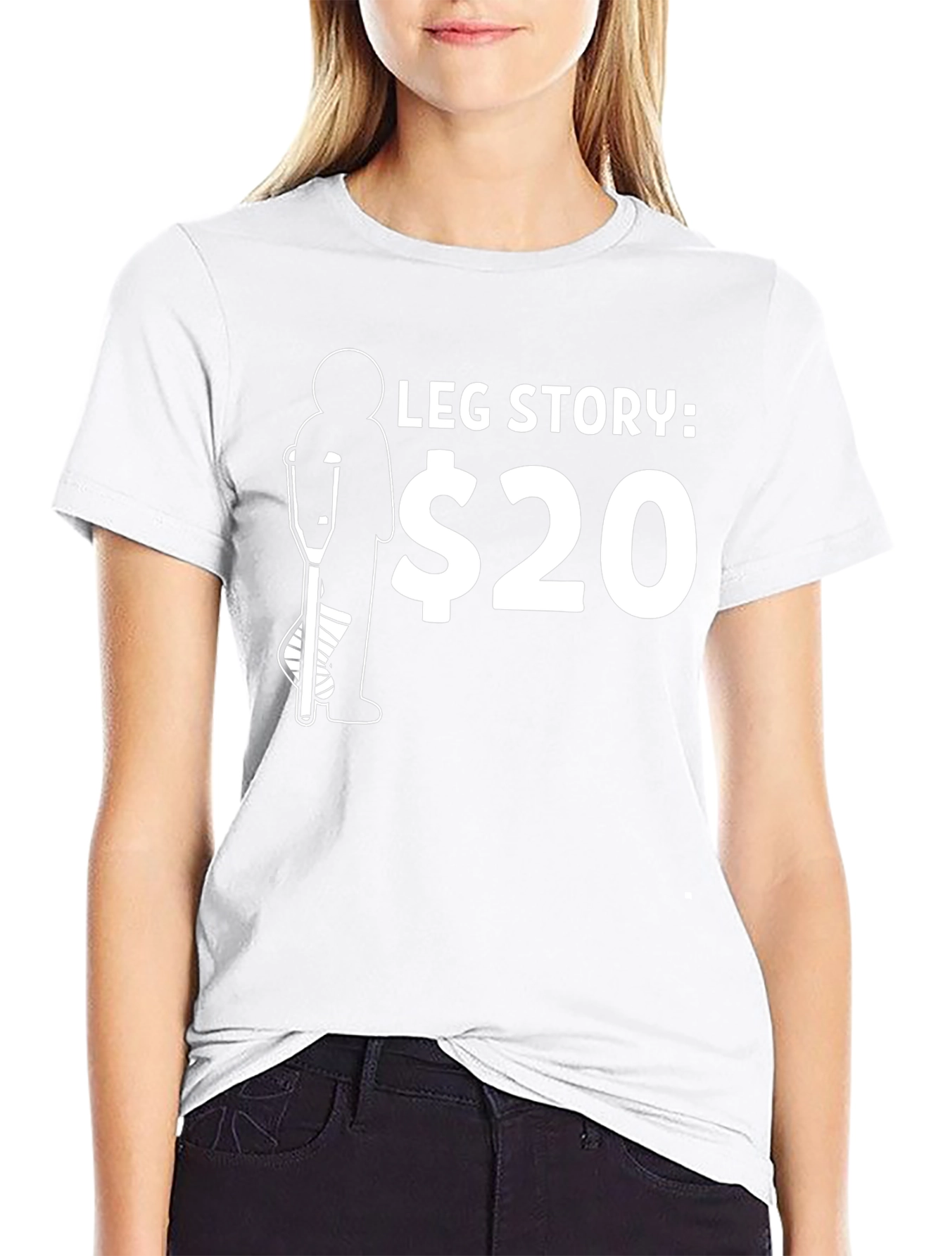 Leg Story $20 Graphic T-Shirt
