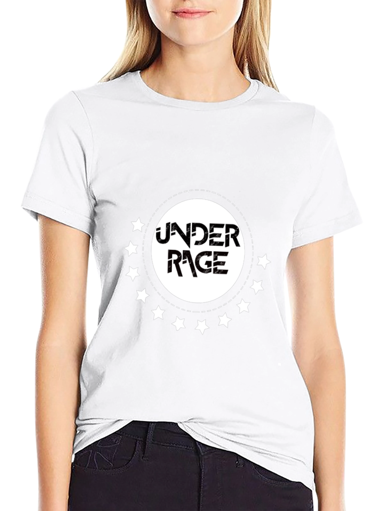 Under Rage Black Graphic T-Shirt