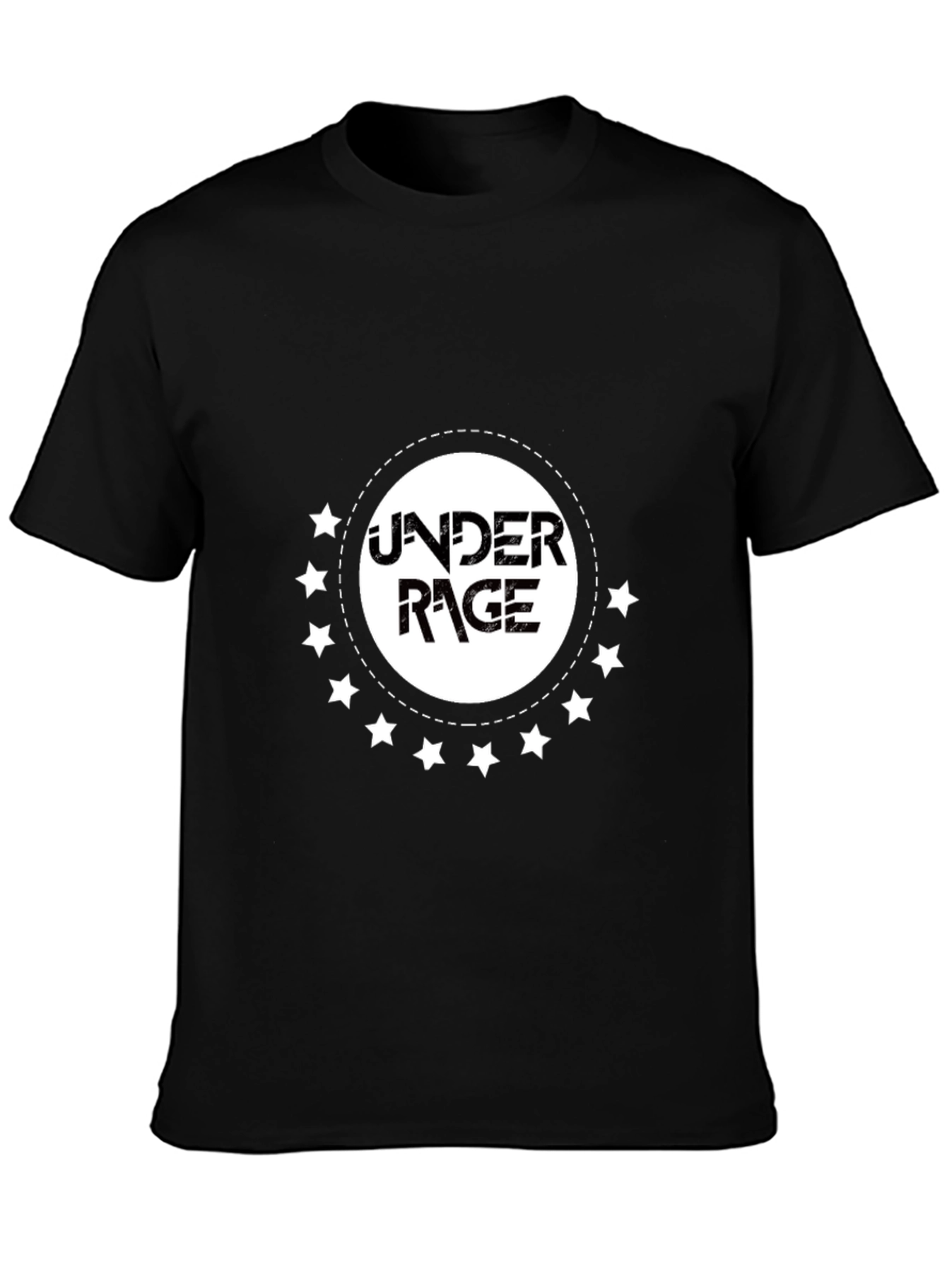 Under Rage Black Graphic T-Shirt