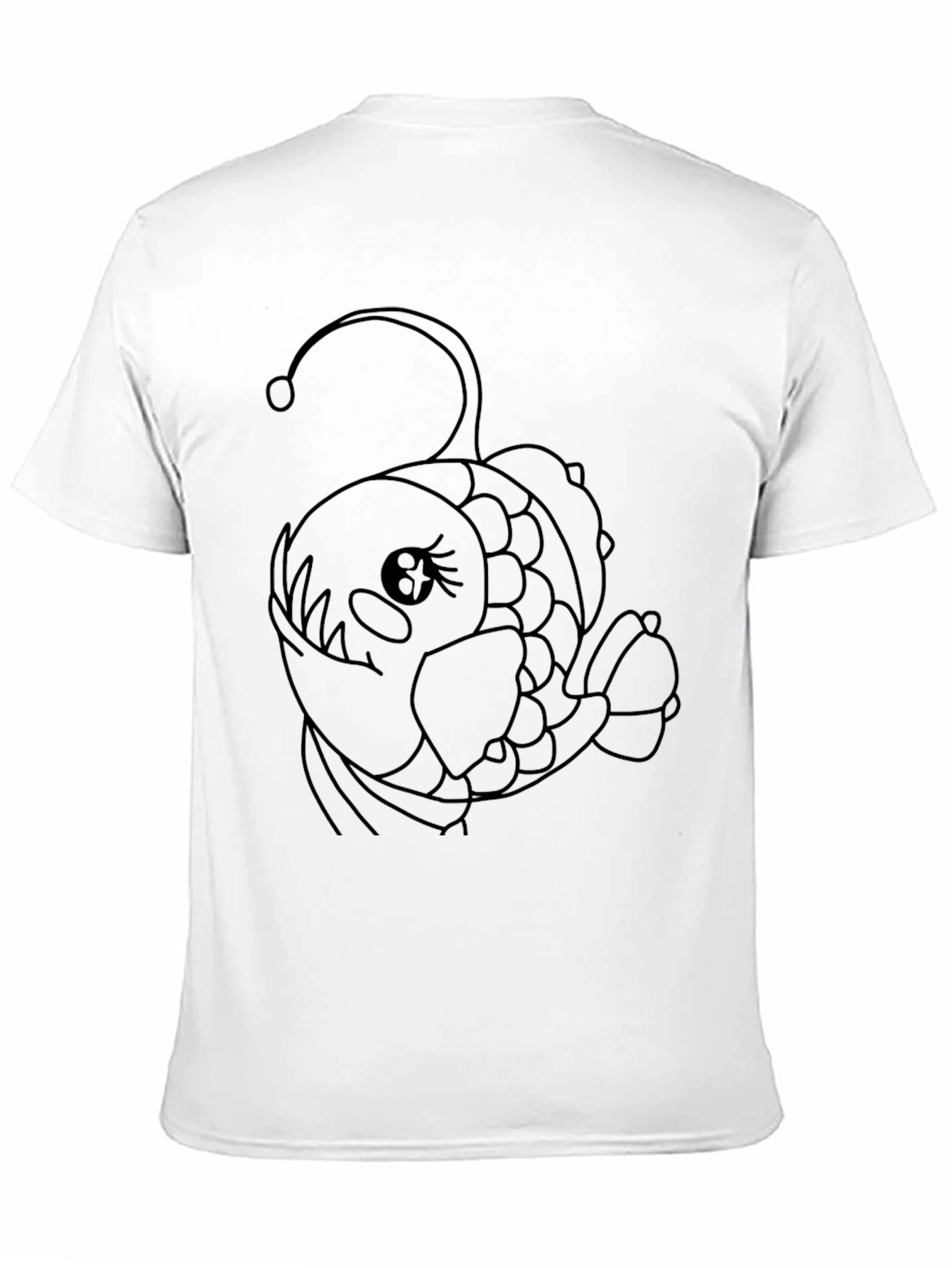 Anglerfish Graphic Tee - Unique Design Soft Cotton