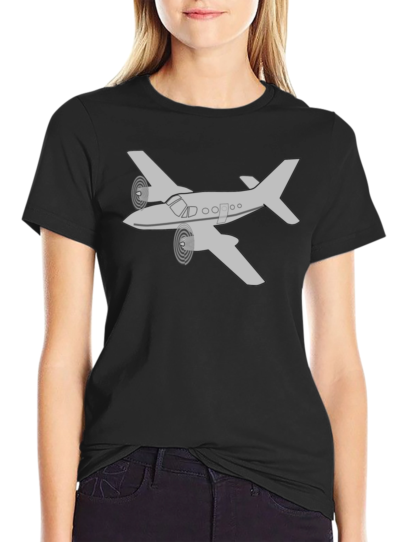Airplane Graphic Tee - Aviation Enthusiast T-Shirt