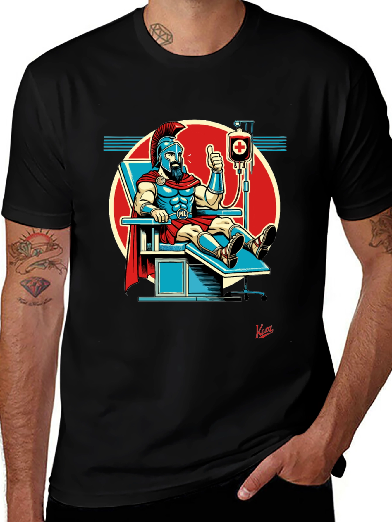 Spartan Blood Donor T-Shirt: Give Like a Hero