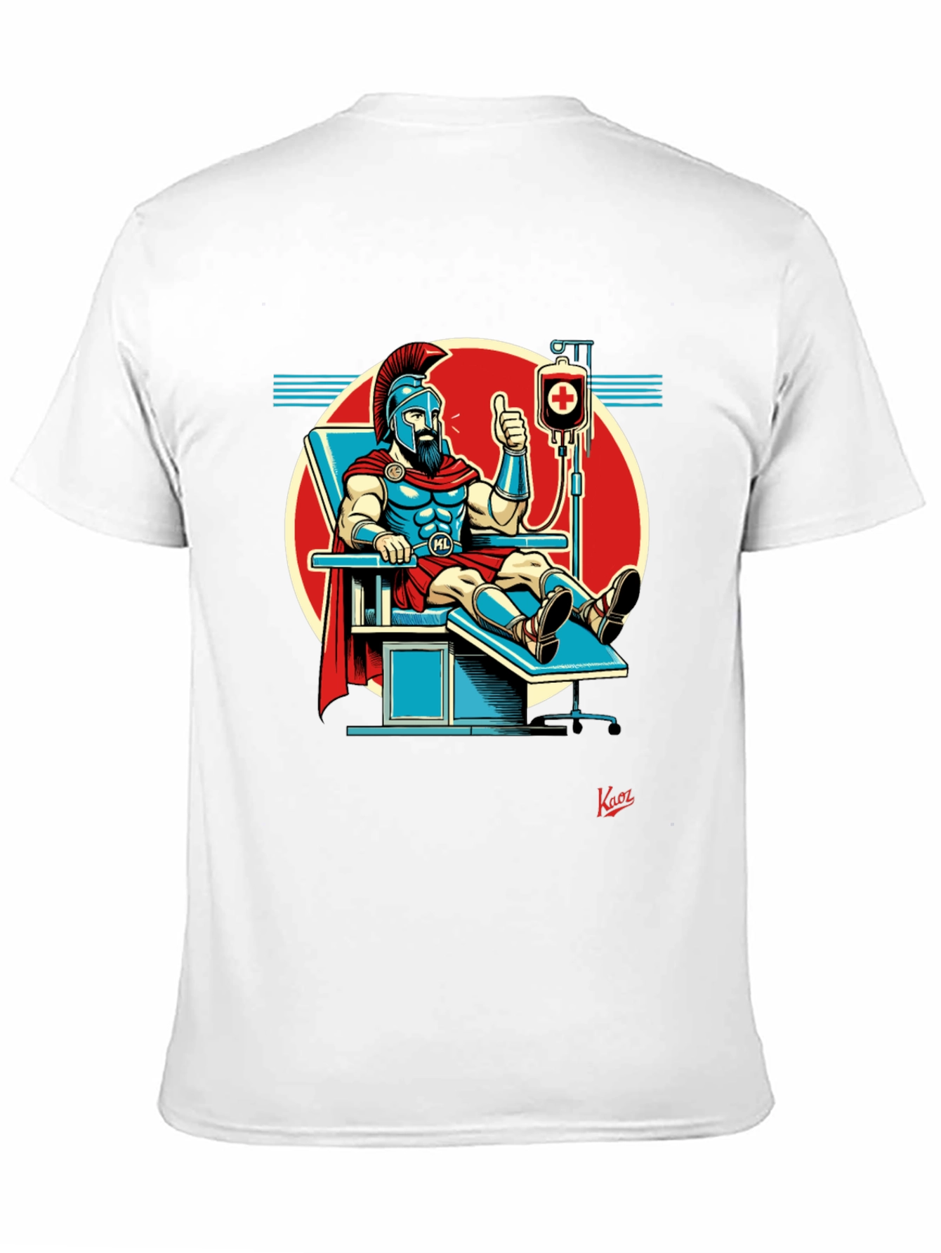 Spartan Blood Donor T-Shirt: Give Like a Hero