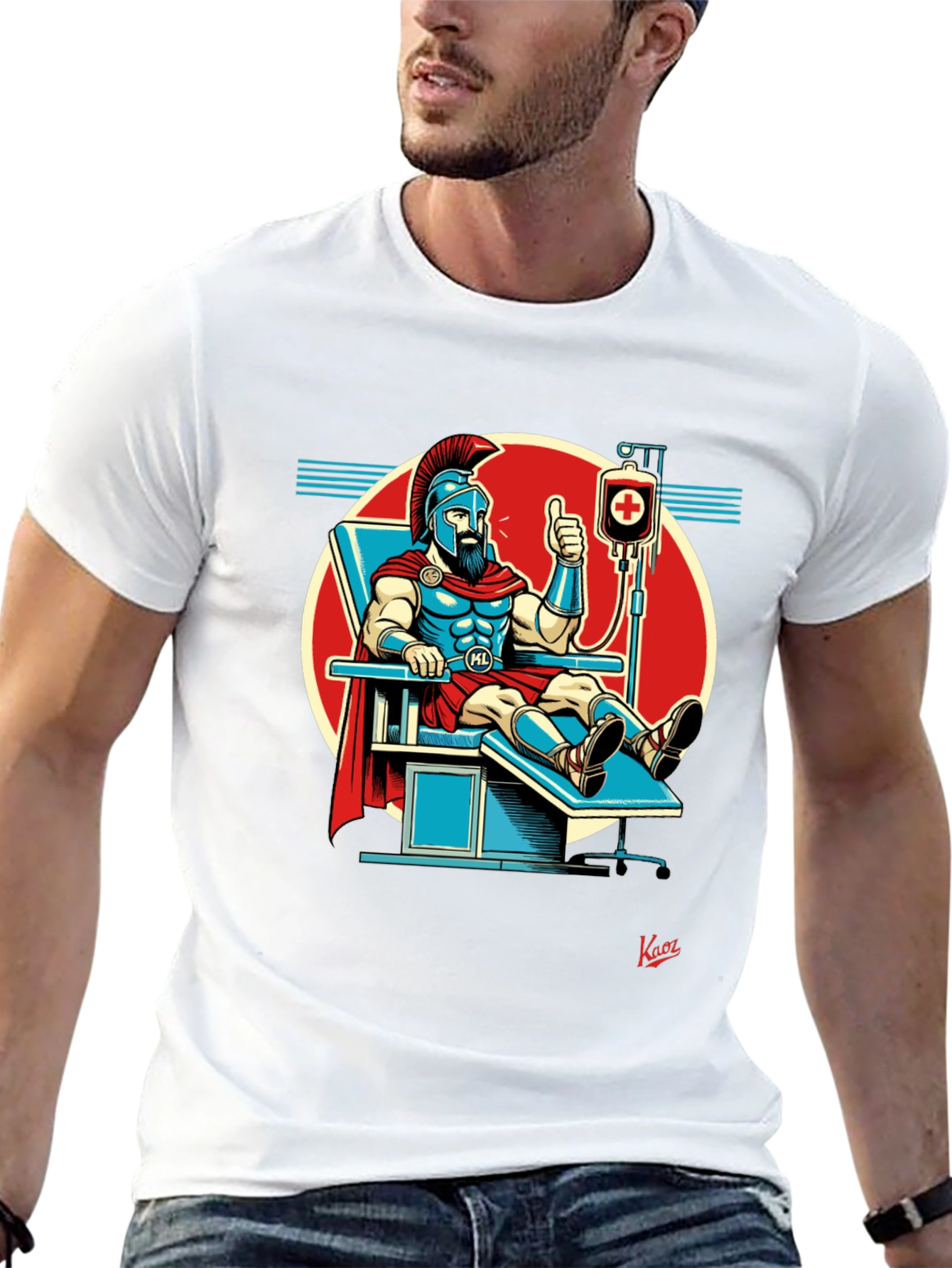 Spartan Blood Donor T-Shirt: Give Like a Hero