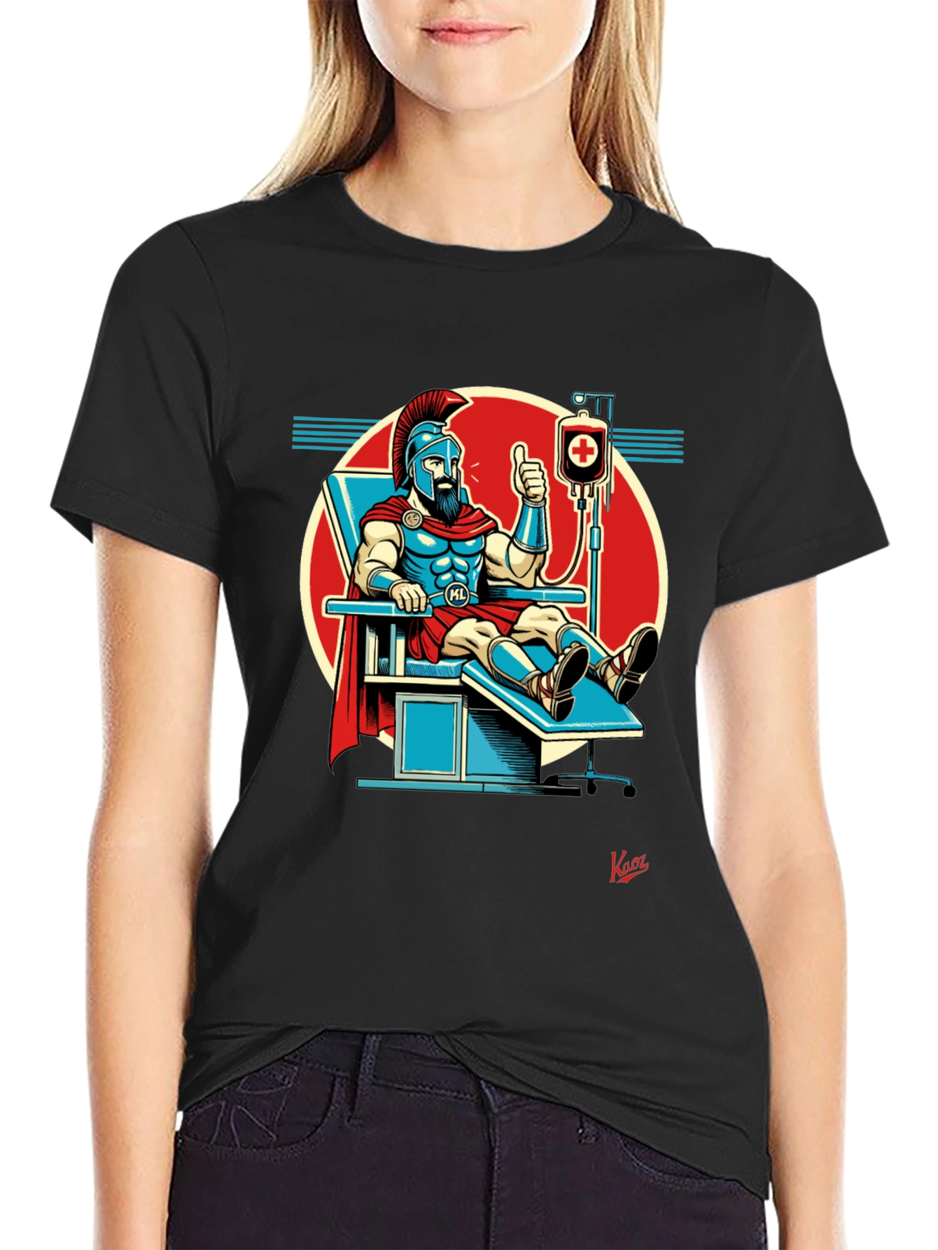Spartan Blood Donor T-Shirt: Give Like a Hero