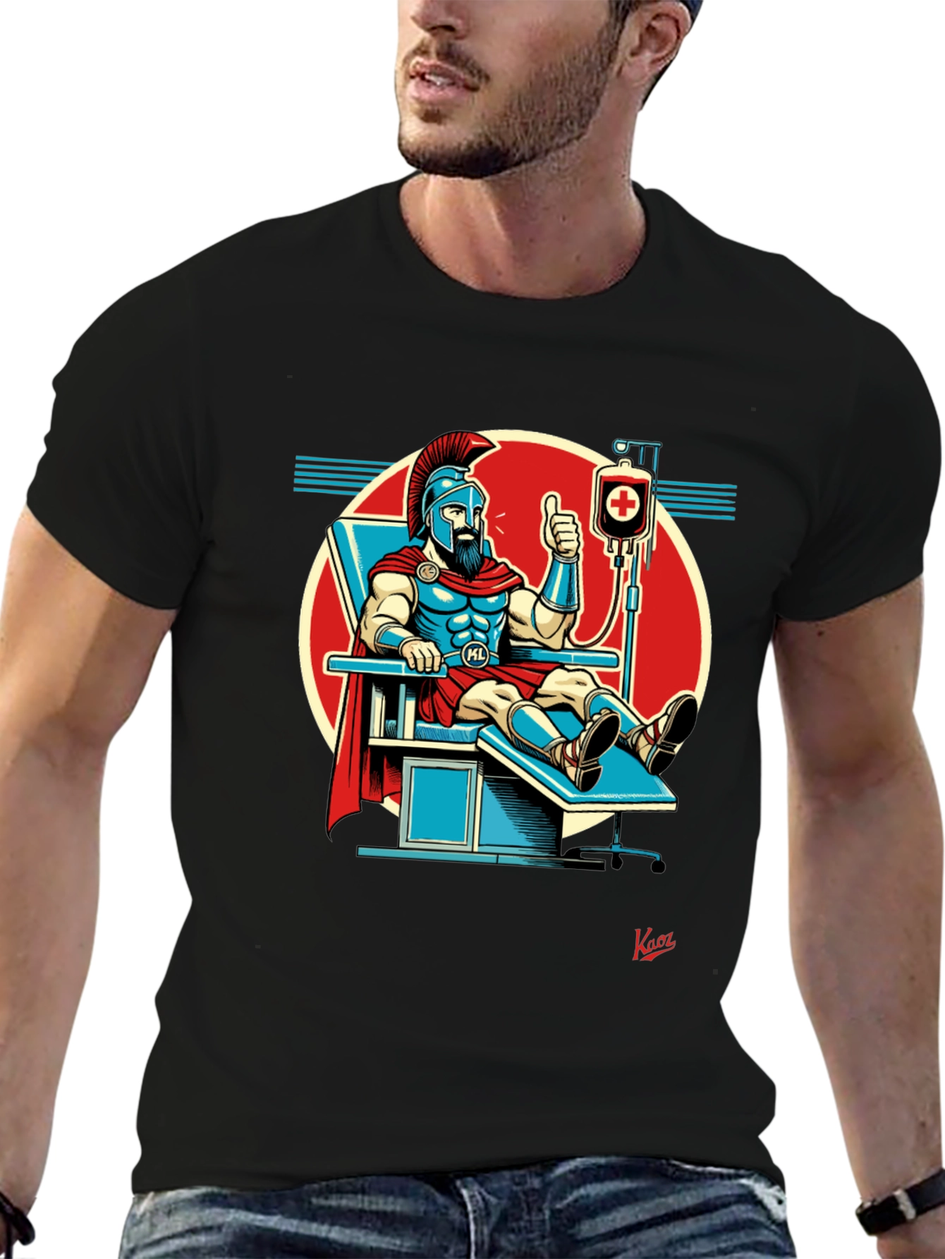 Spartan Blood Donor T-Shirt: Give Like a Hero