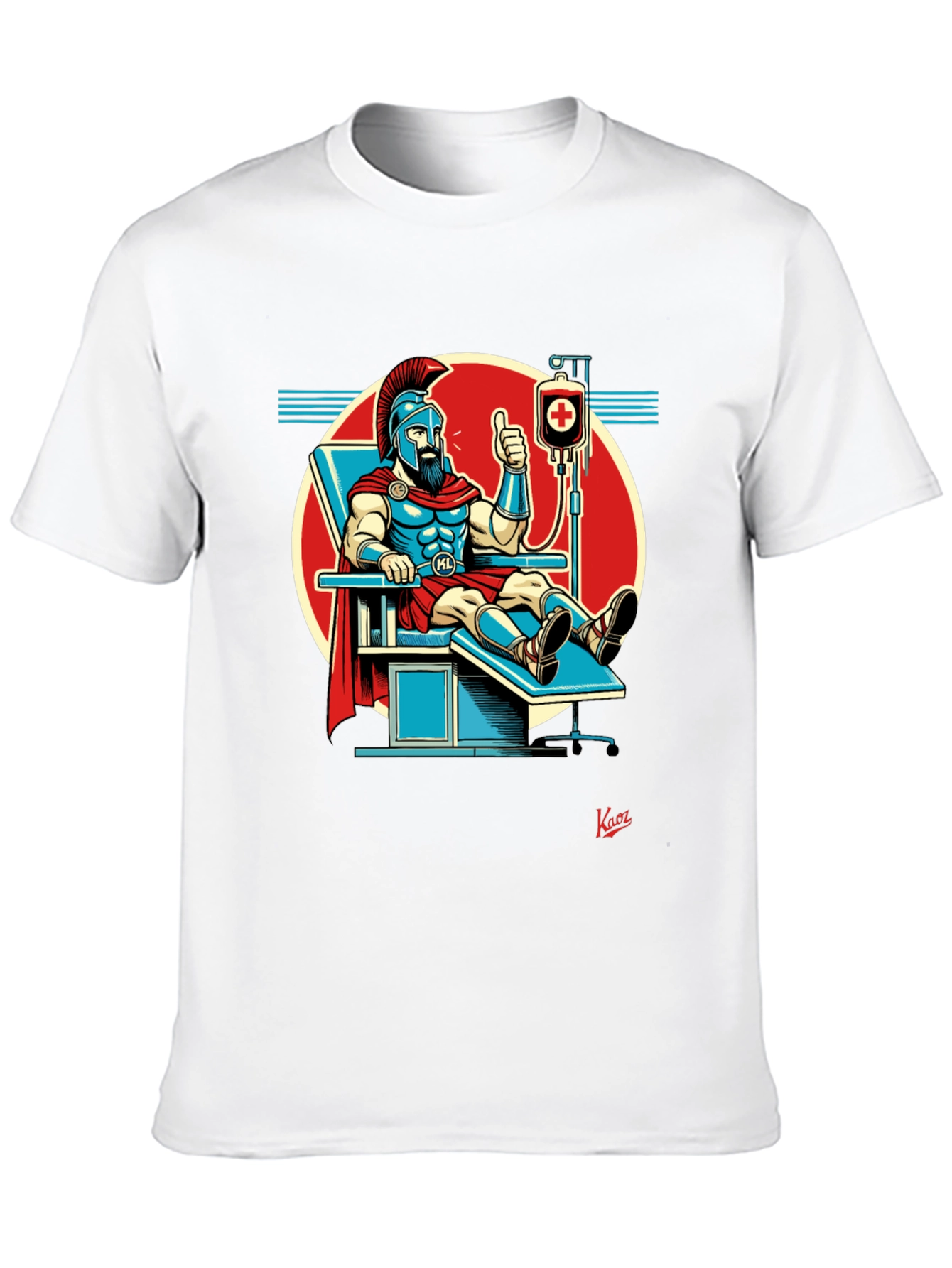 Spartan Blood Donor T-Shirt: Give Like a Hero
