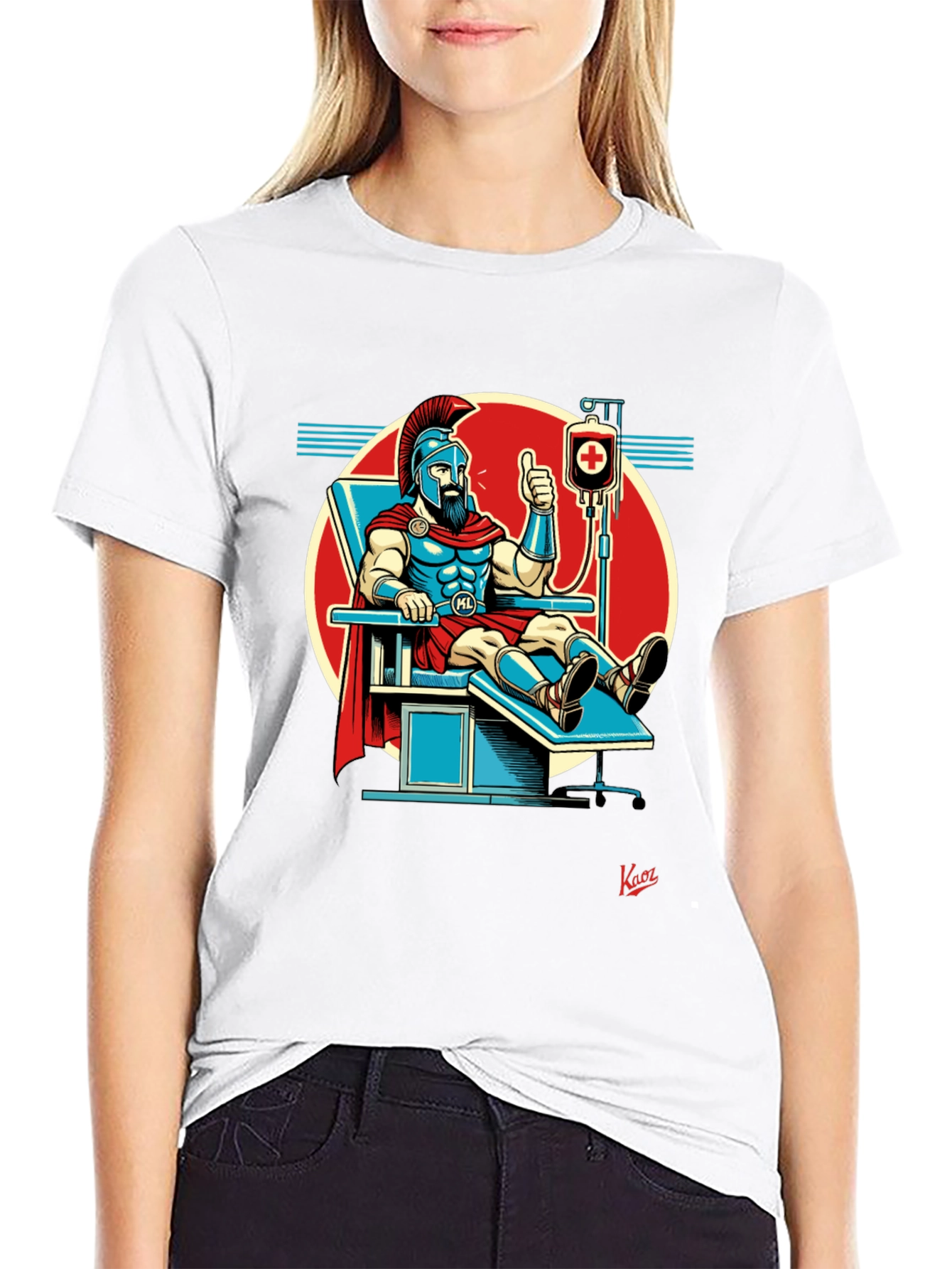 Spartan Blood Donor T-Shirt: Give Like a Hero