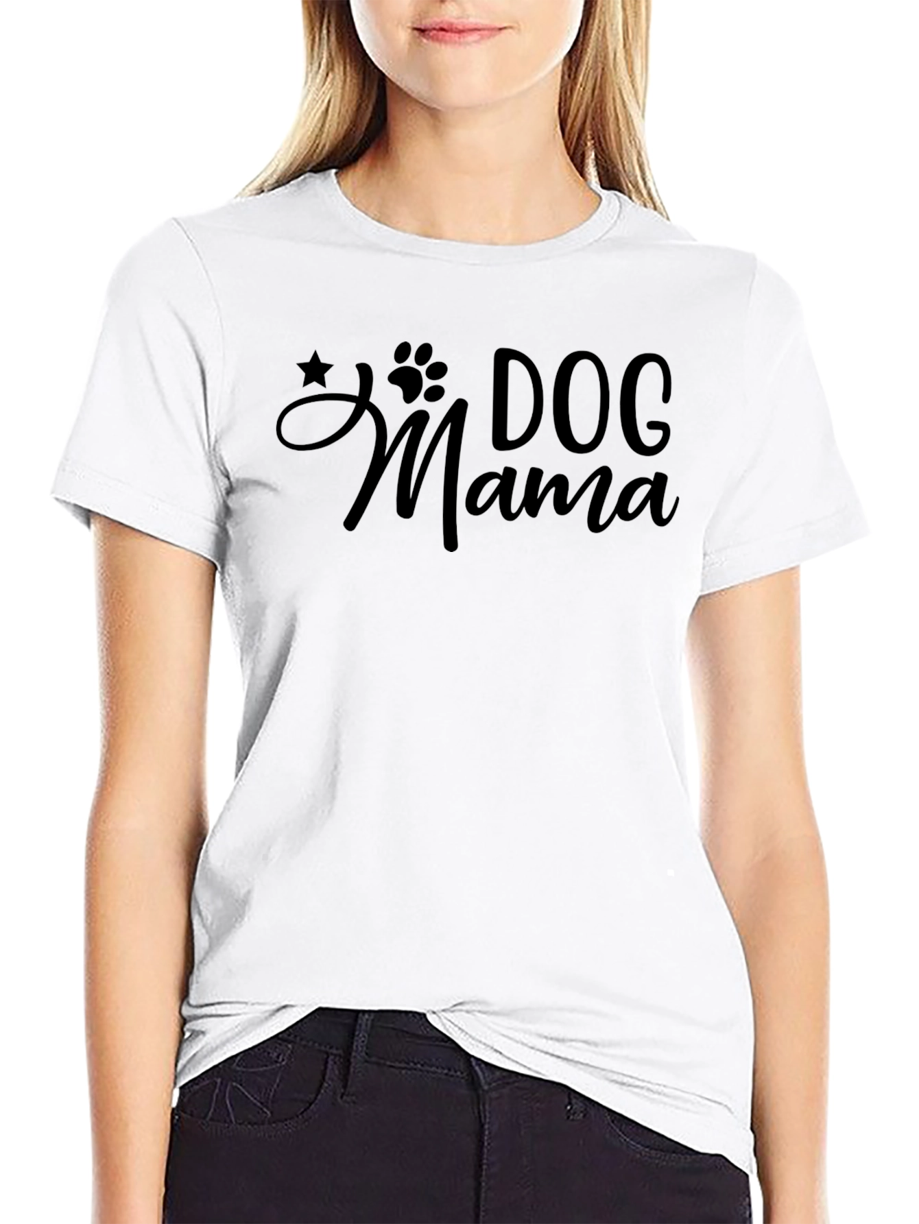Dog Mama Graphic T-Shirt - Pet Lover Tee