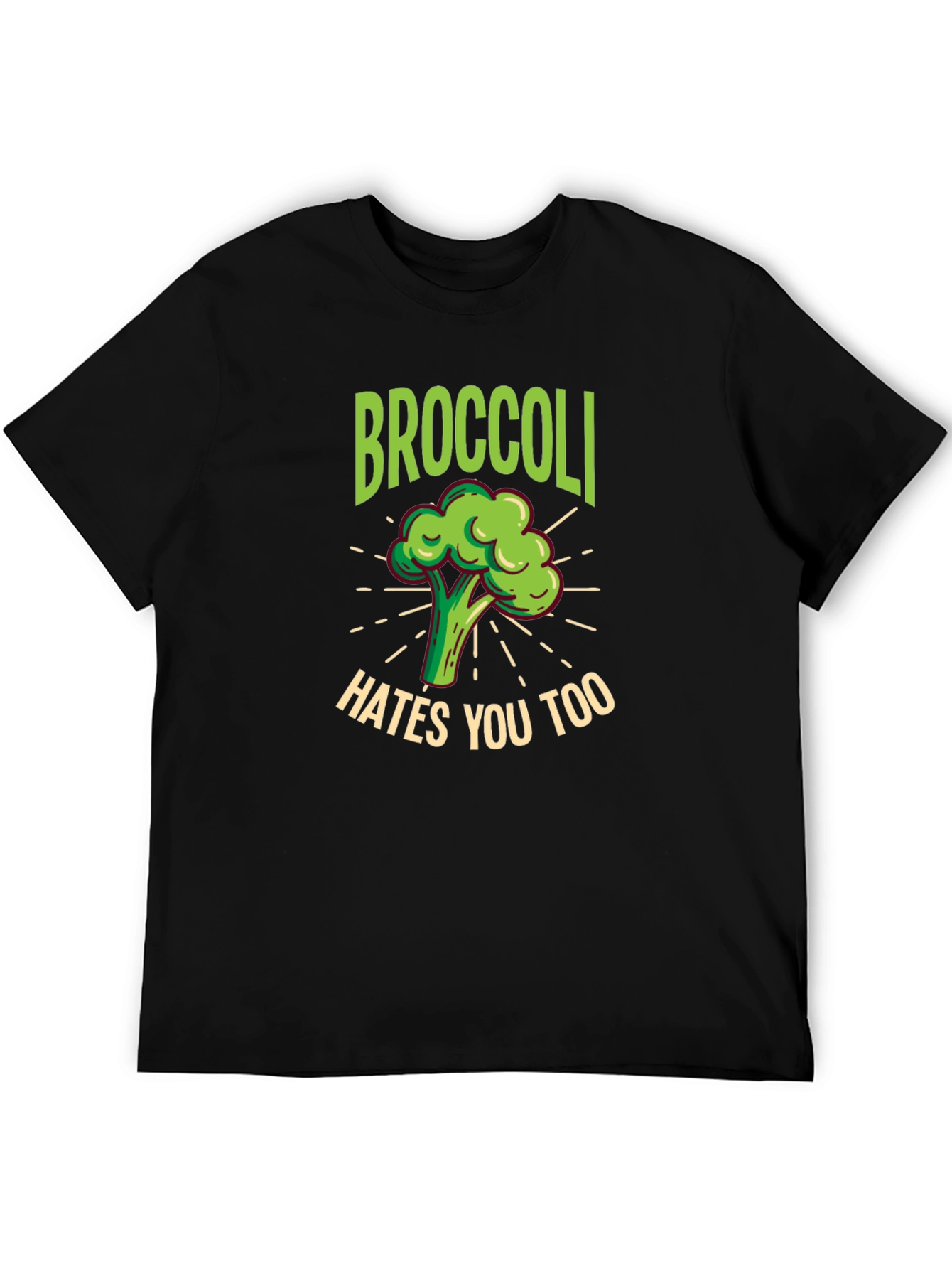 Broccoli Hates You Too T-Shirt - Funny Vegetable Tee