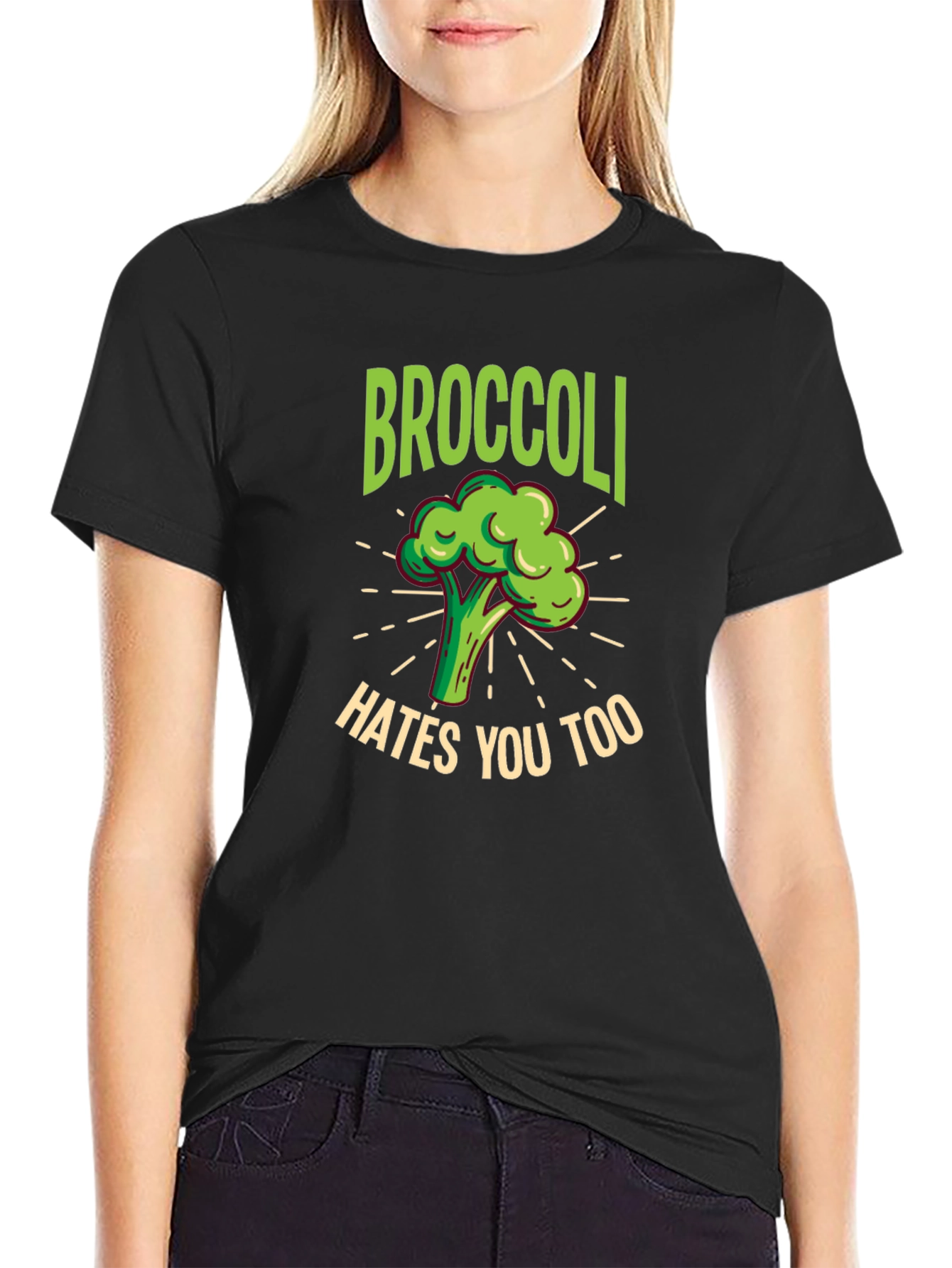 Broccoli Hates You Too T-Shirt - Funny Vegetable Tee