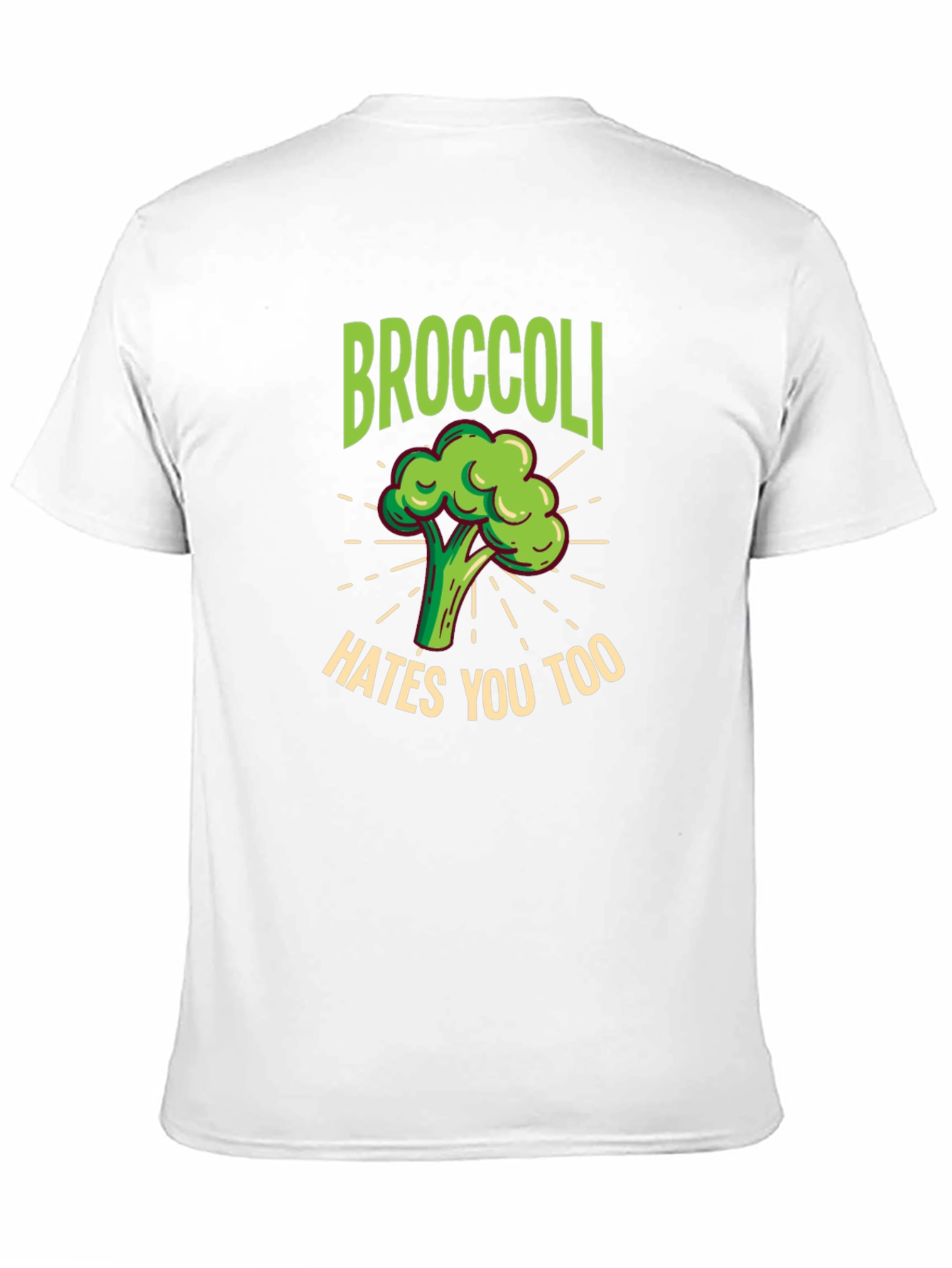 Broccoli Hates You Too T-Shirt - Funny Vegetable Tee