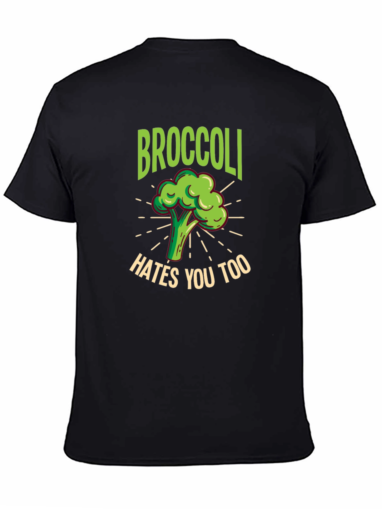 Broccoli Hates You Too T-Shirt - Funny Vegetable Tee