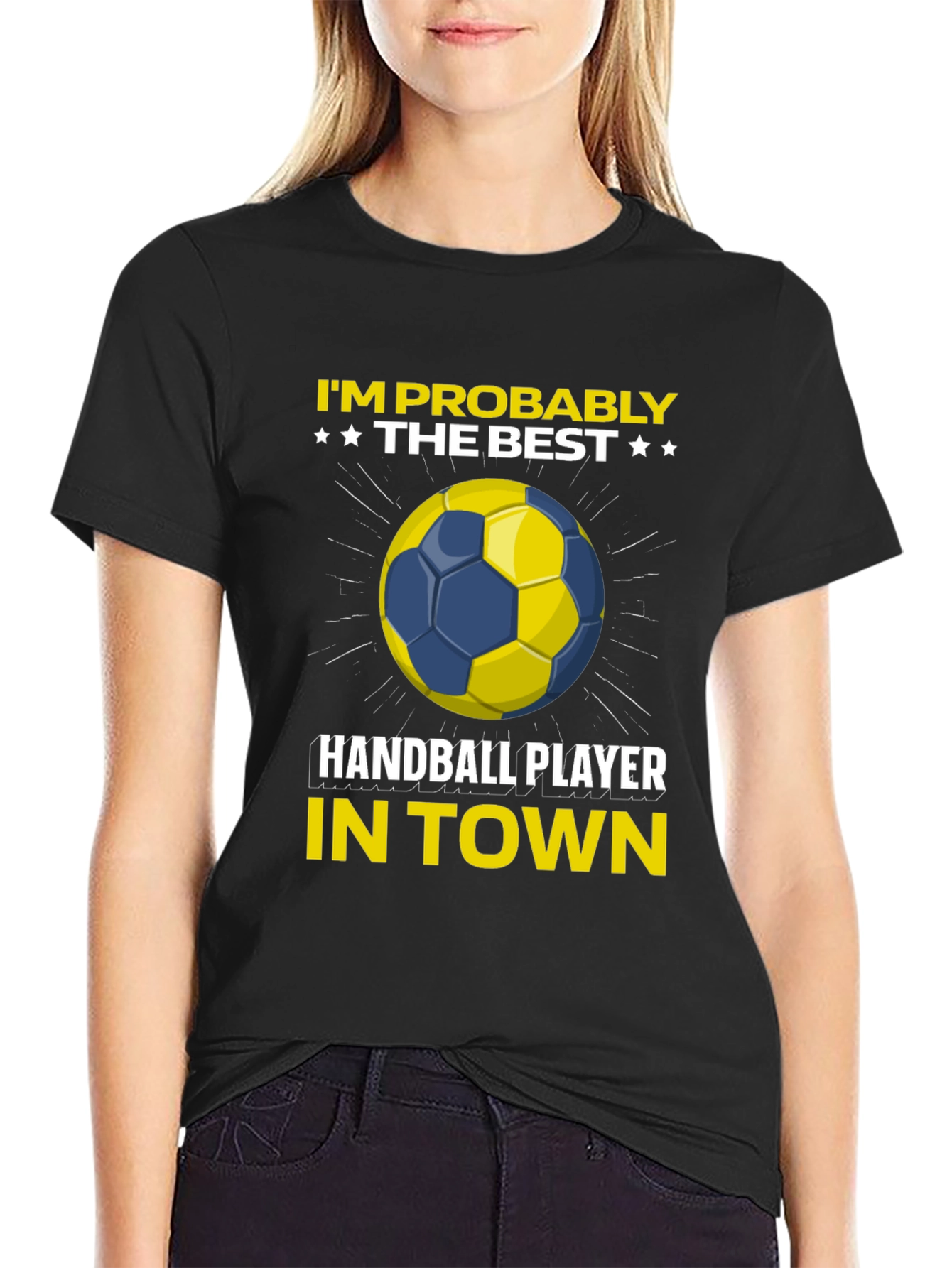 Handball Player Graphic T-Shirt - Best in Town