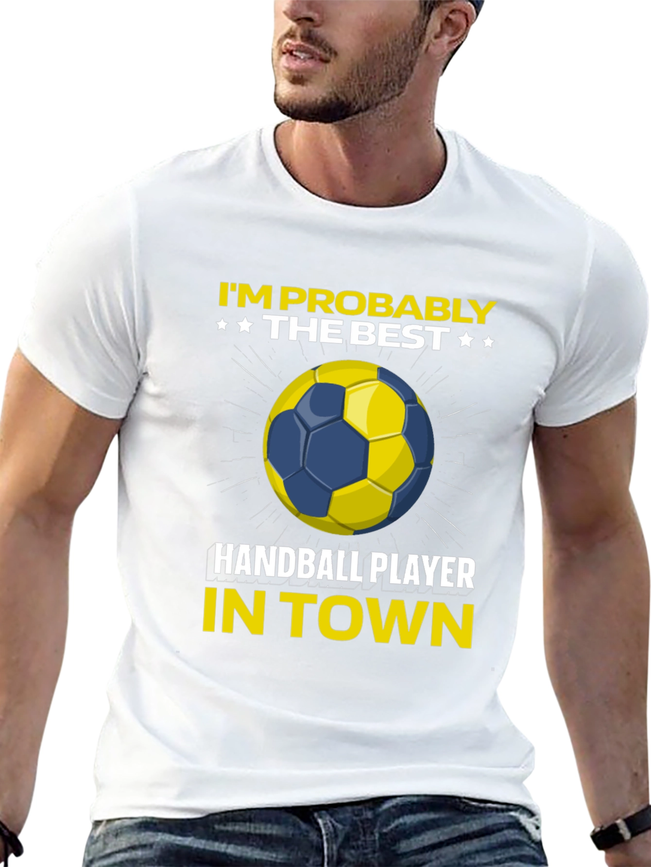 Handball Player Graphic T-Shirt - Best in Town