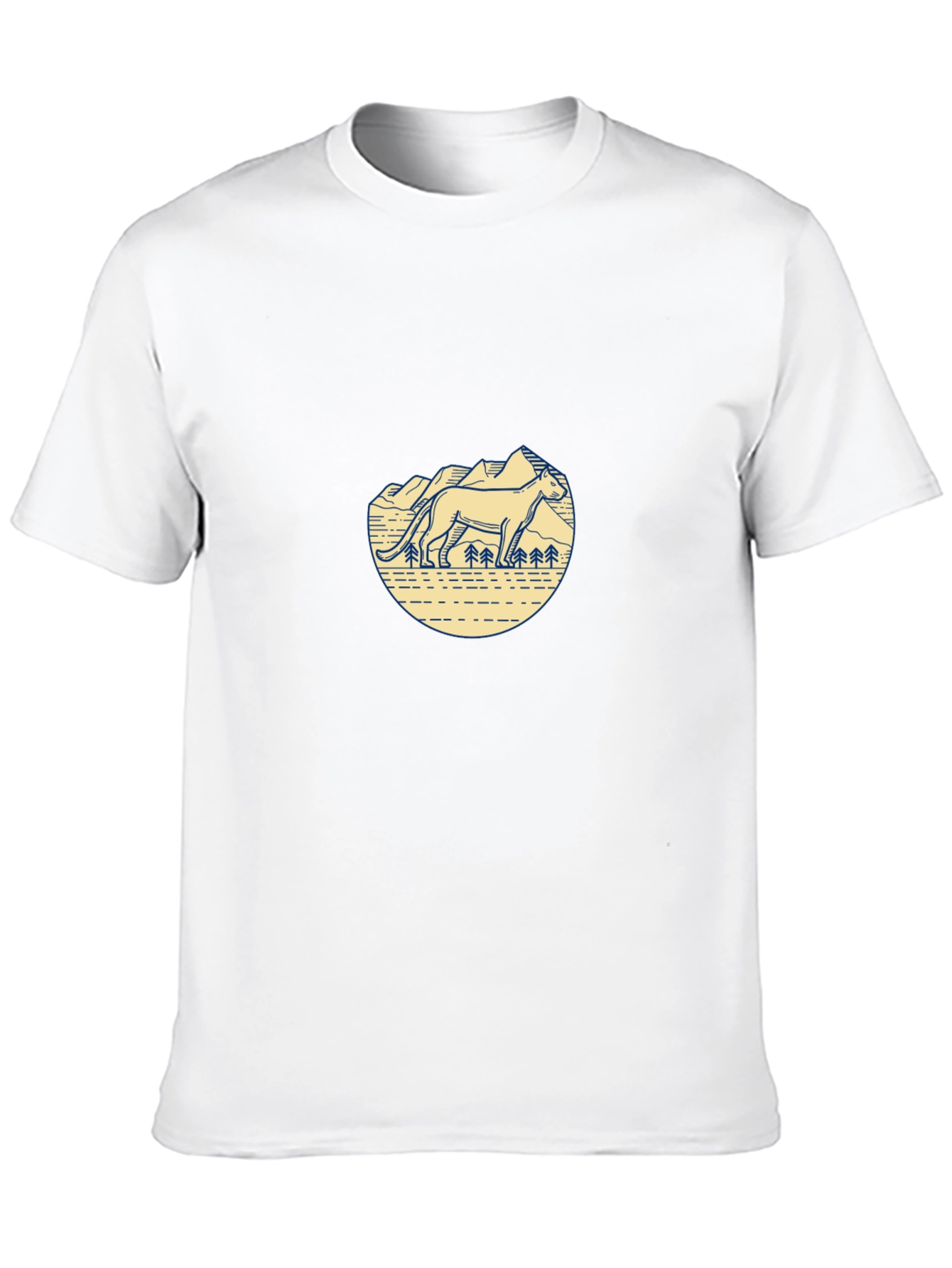 Mountain Lion Graphic Tee - Adventure Style
