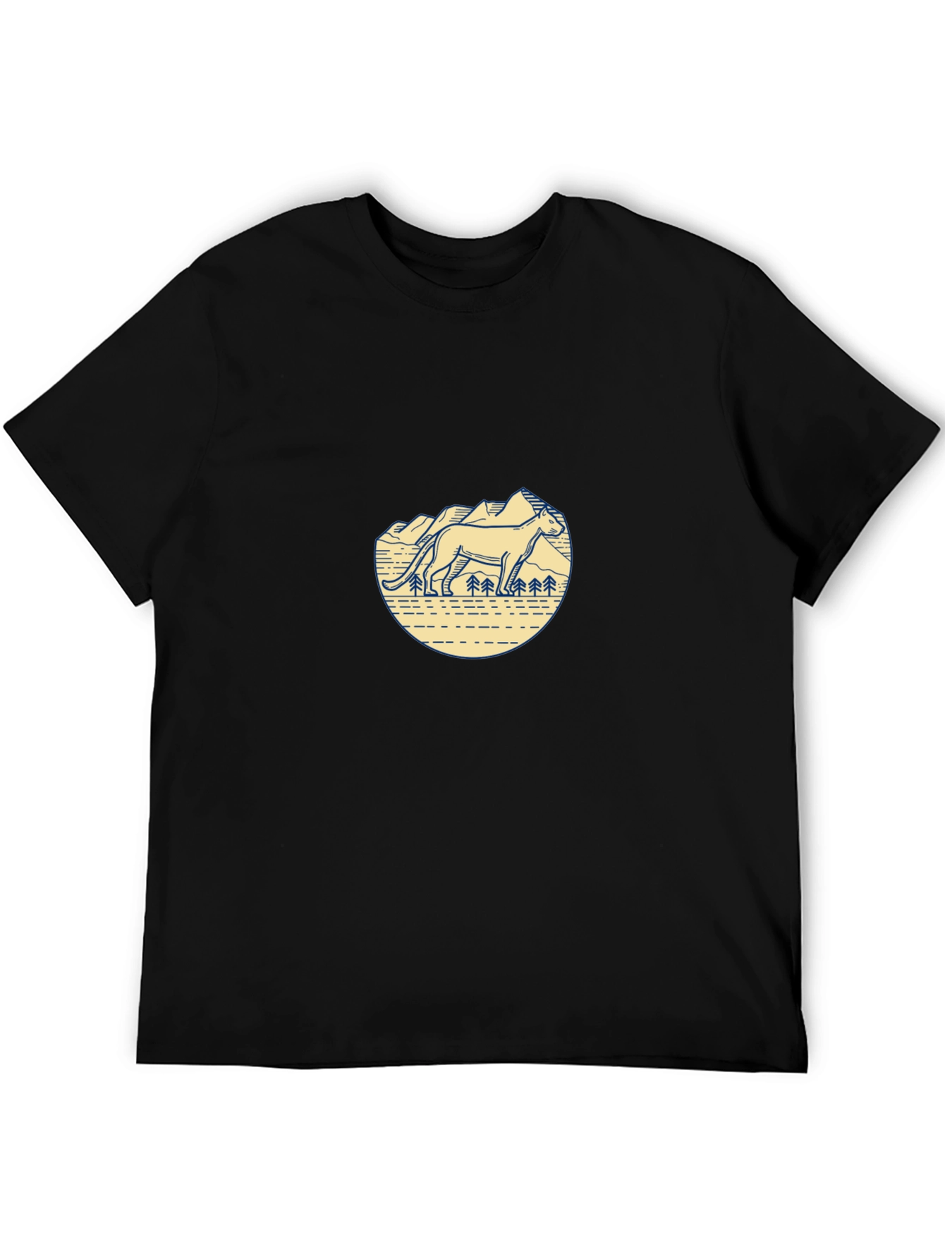 Mountain Lion Graphic Tee - Adventure Style