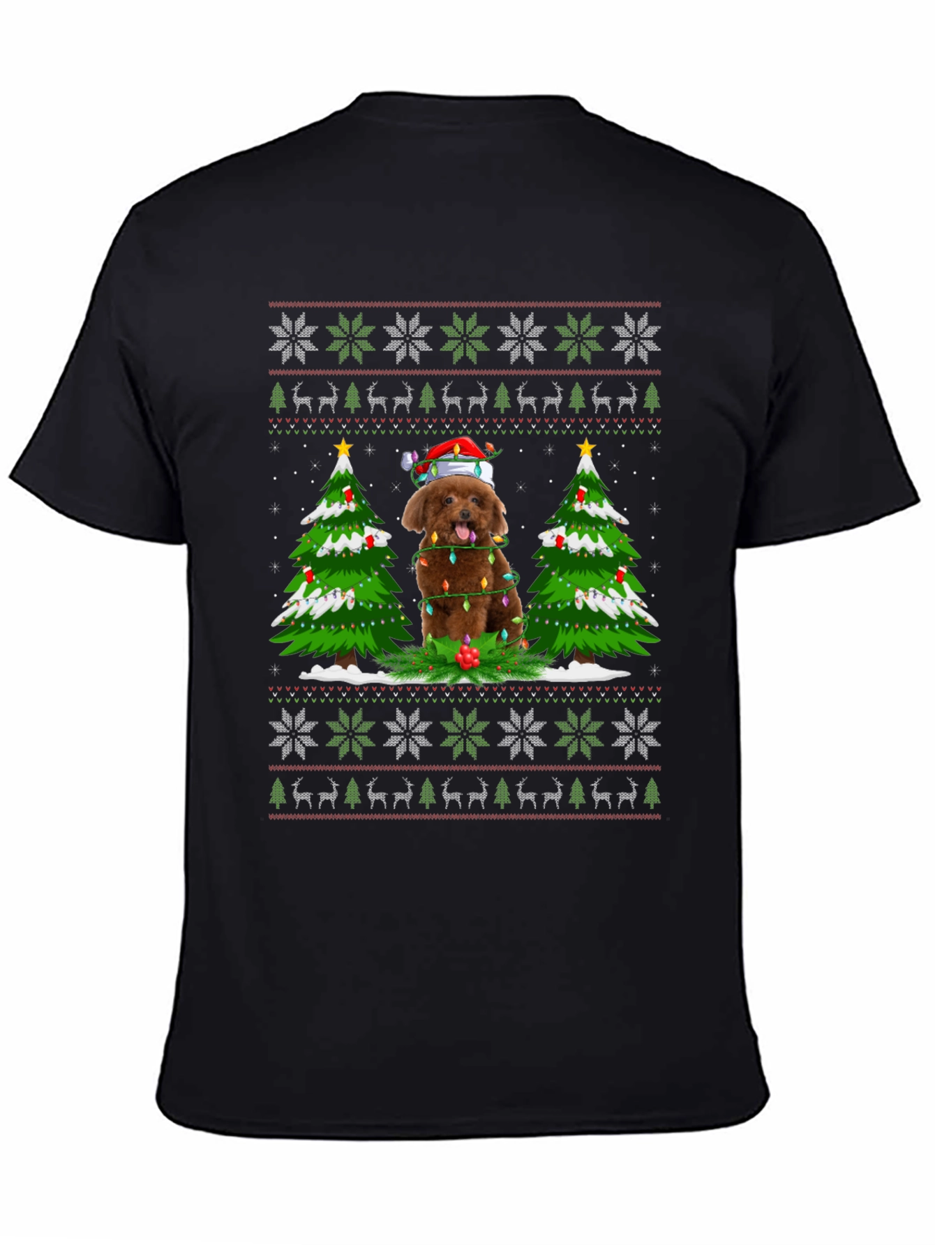 Festive Dog Christmas T-Shirt