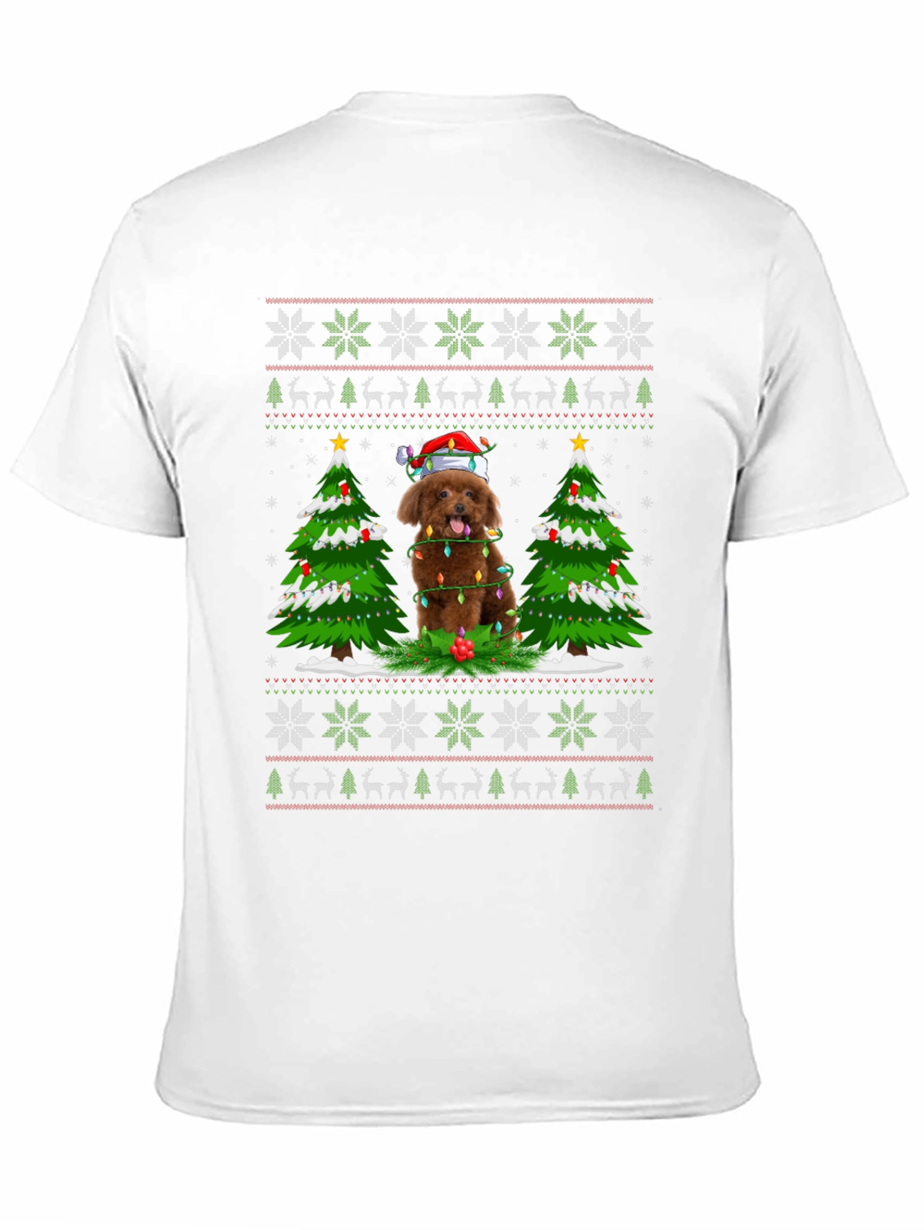 Festive Dog Christmas T-Shirt