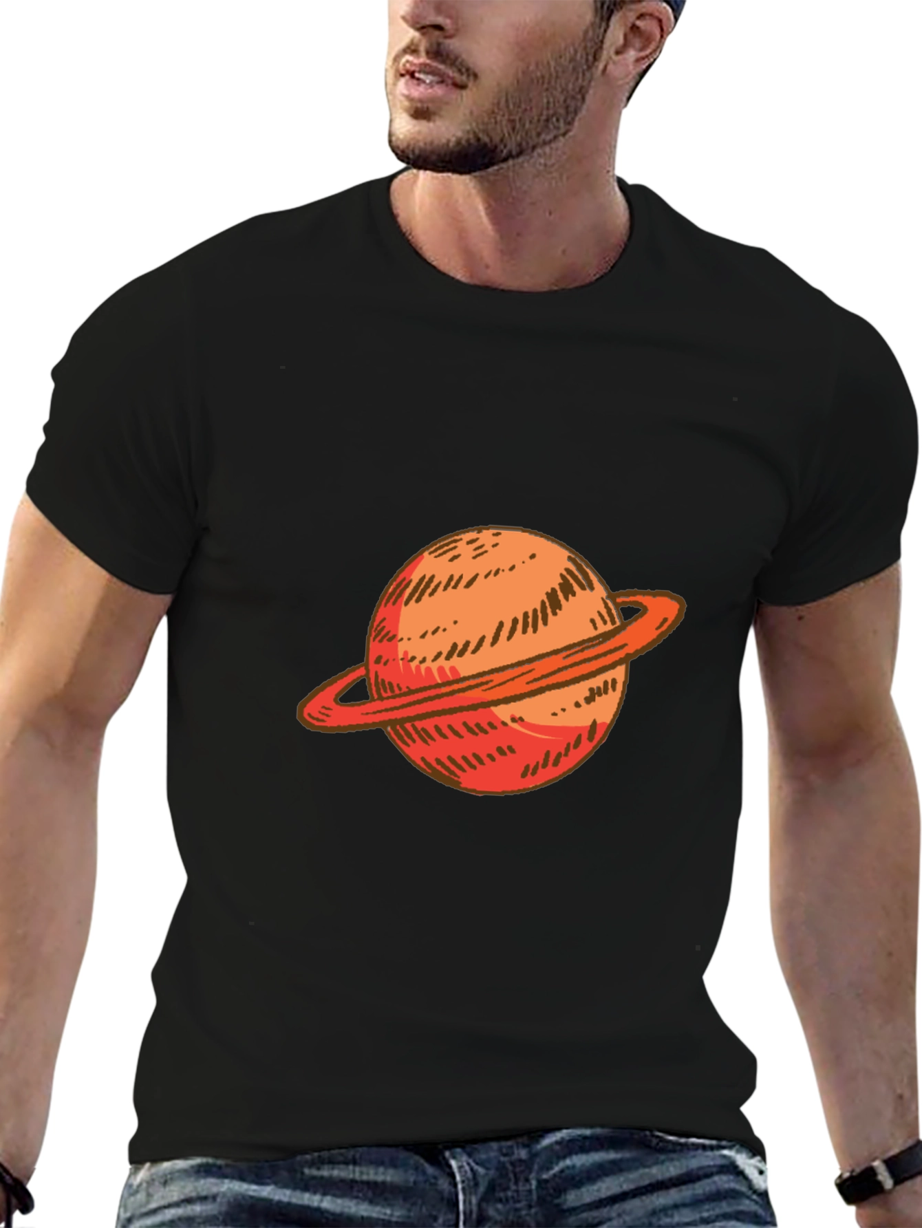 Planet Graphic Tee - Stylish & Comfortable