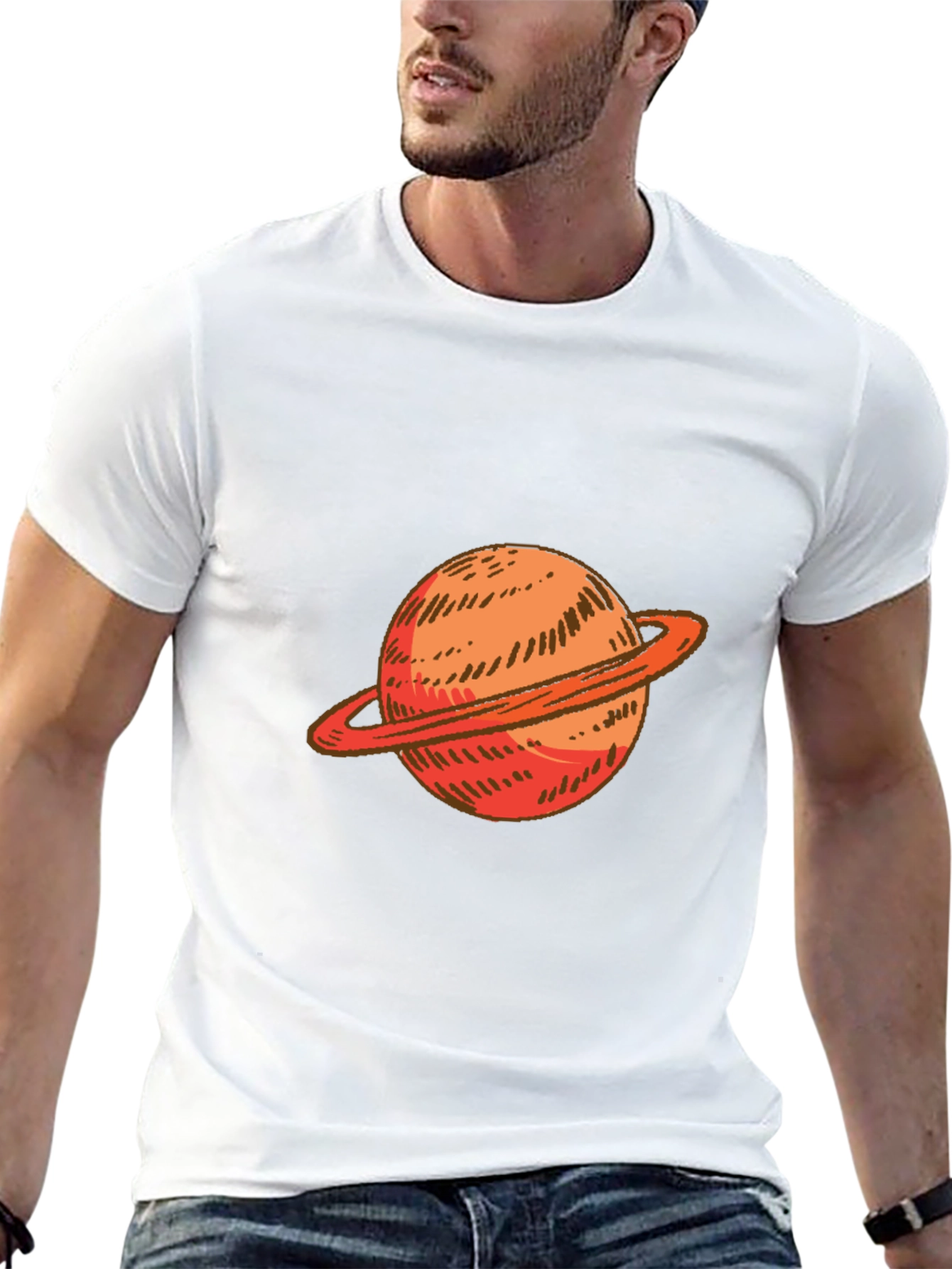 Planet Graphic Tee - Stylish & Comfortable