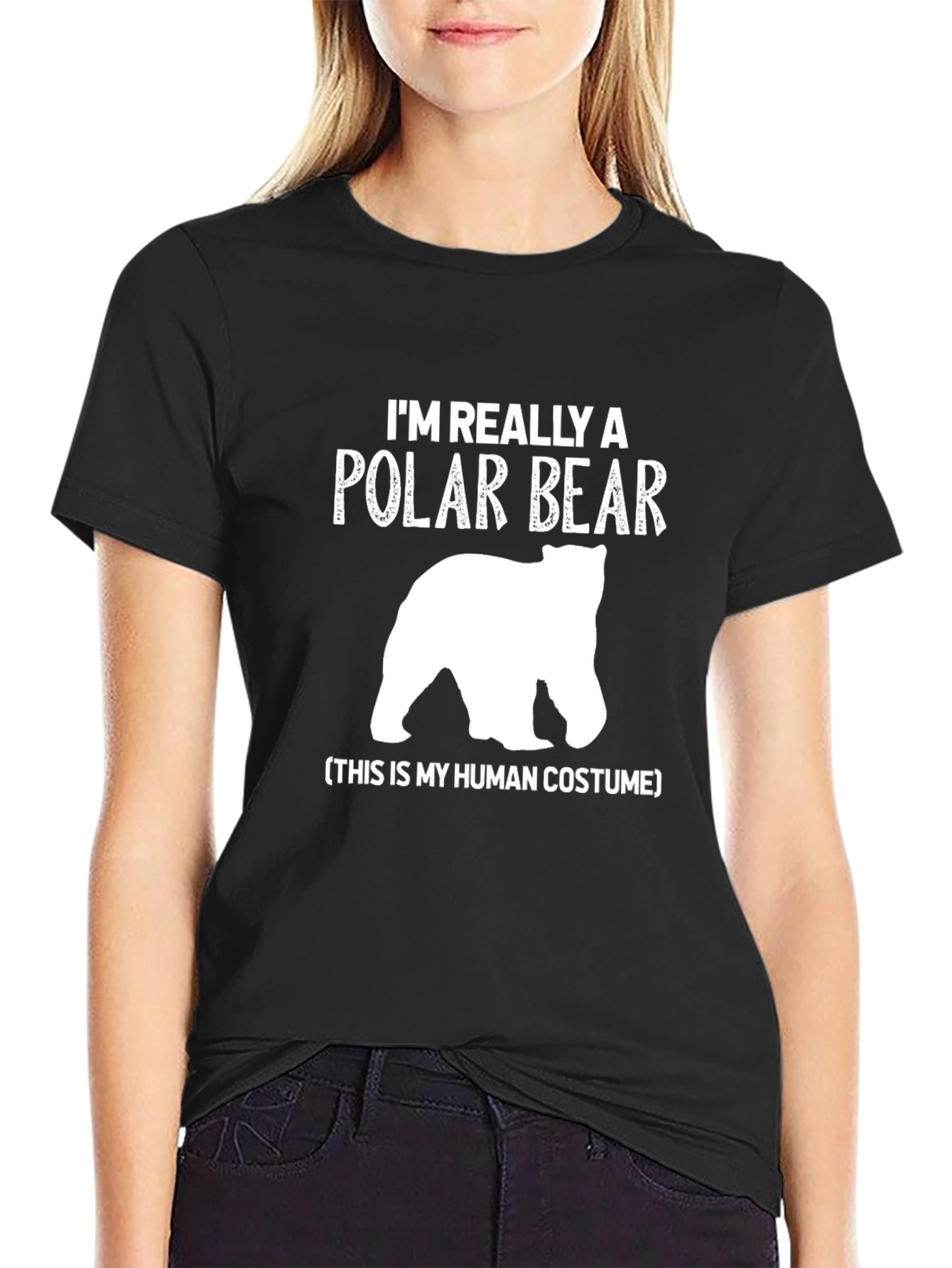 Polar Bear Costume T-Shirt Funny Animal Tee