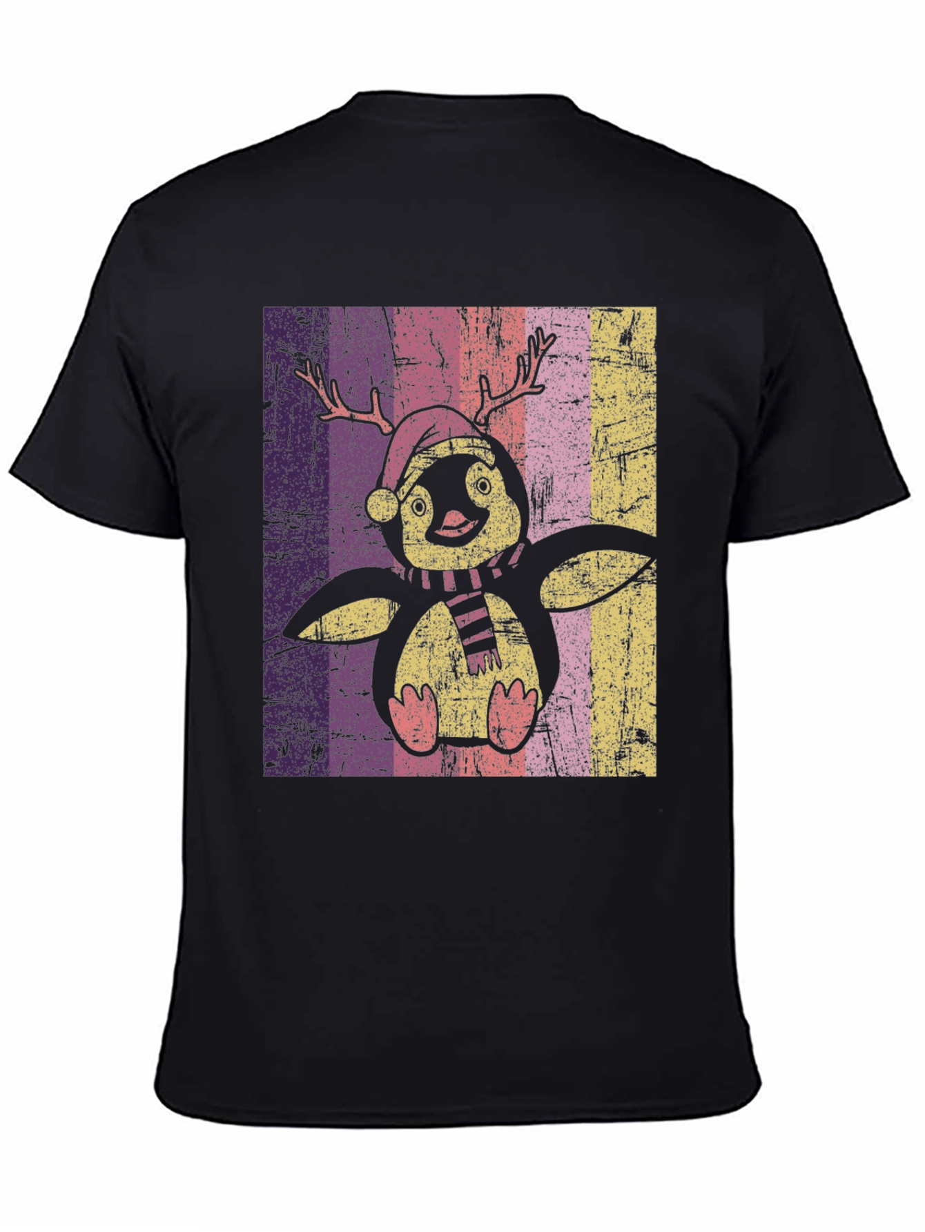 Penguin Reindeer Holiday T-Shirt