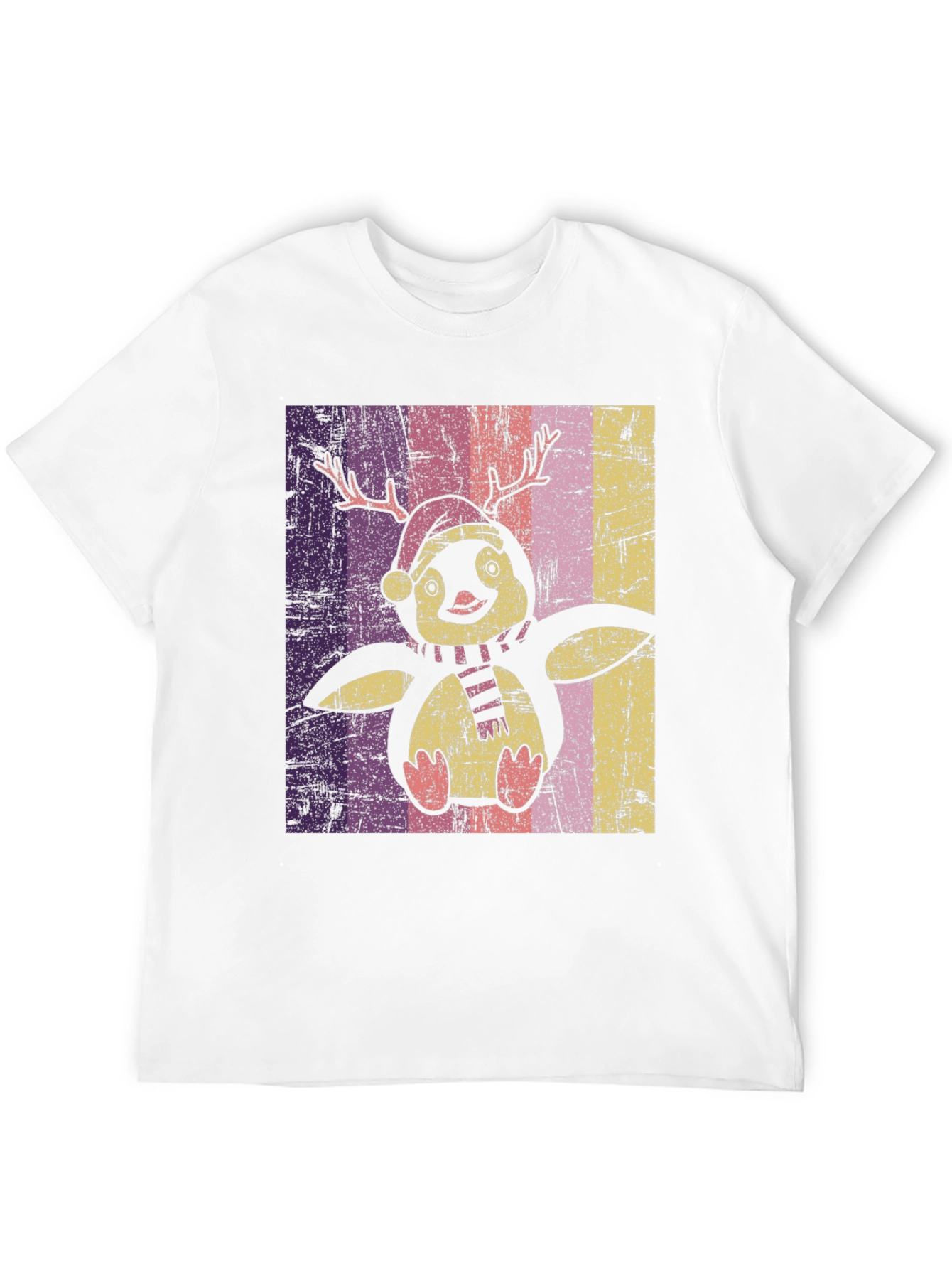 Penguin Reindeer Holiday T-Shirt