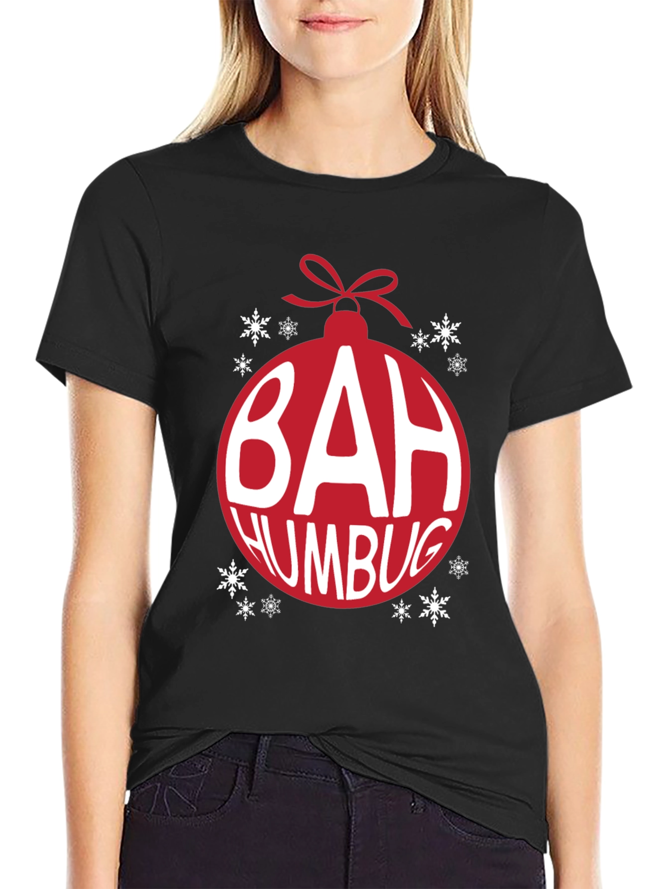 Bah Humbug Christmas Ornament T-Shirt