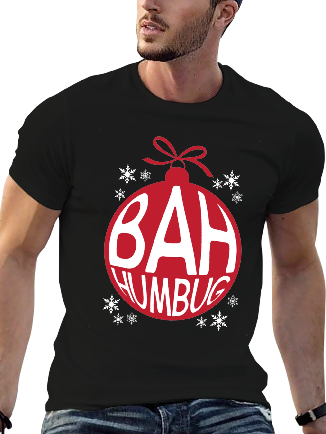 Bah Humbug Christmas Ornament T-Shirt