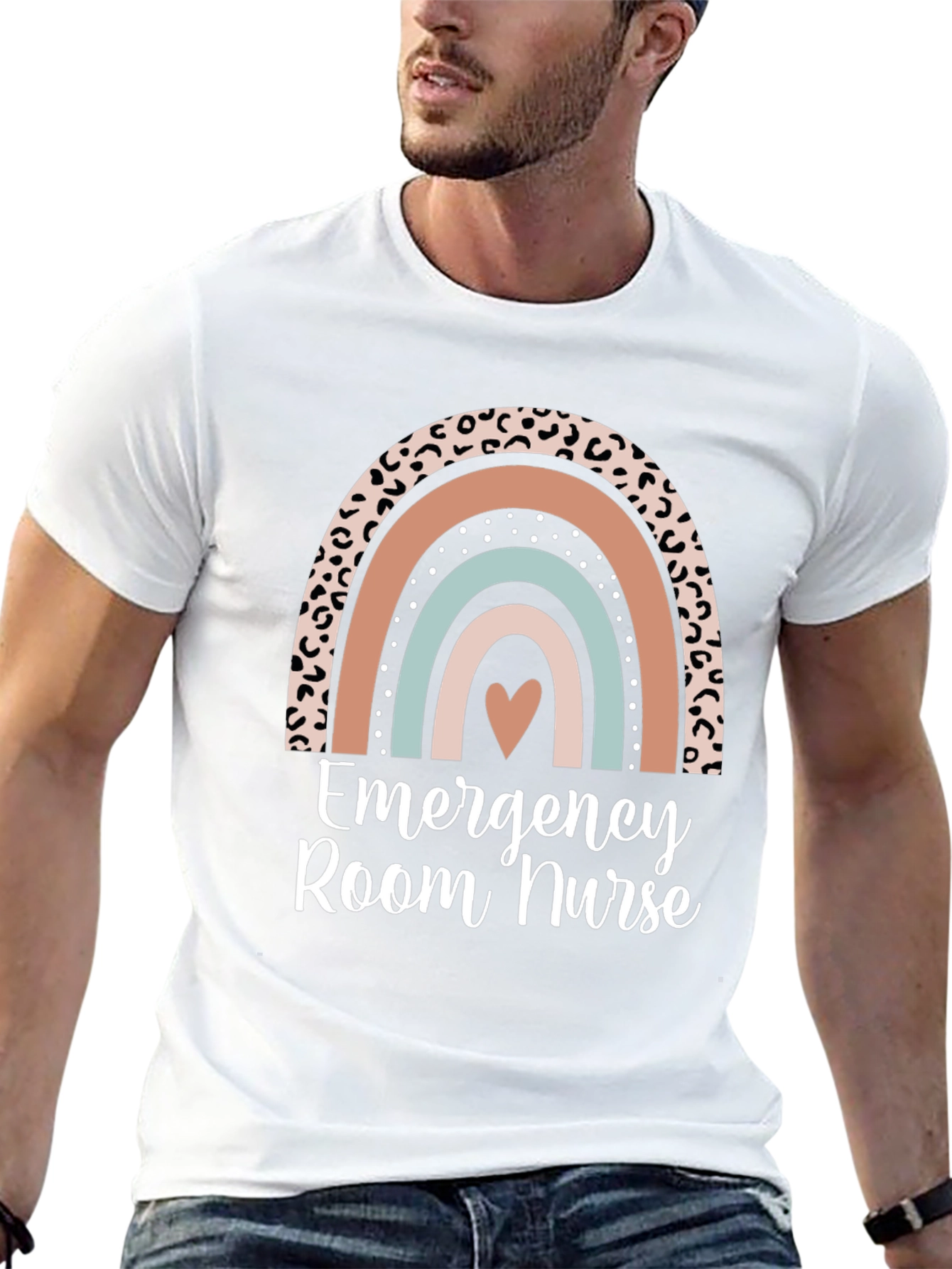 Emergency Room Nurse Rainbow T-Shirt