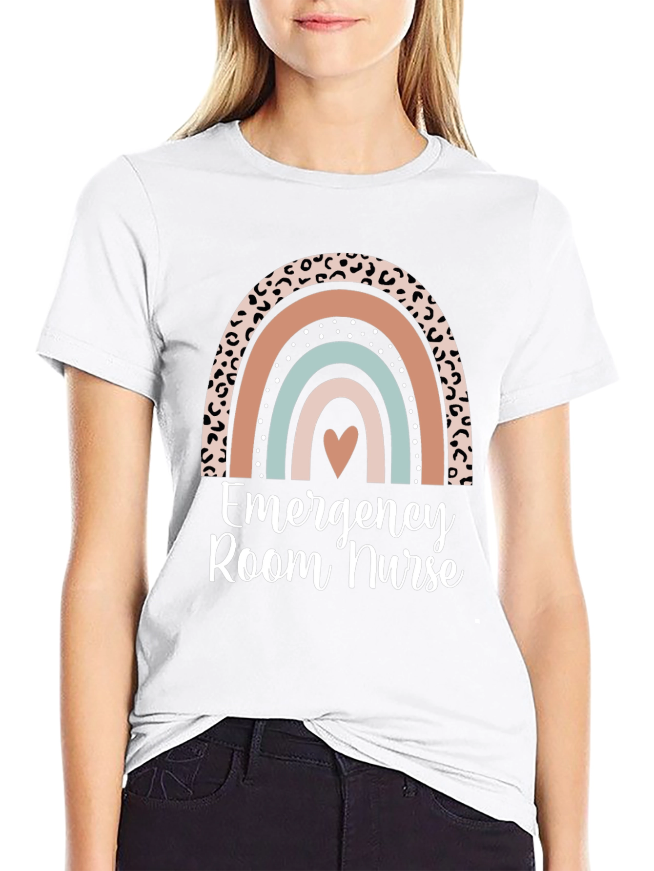Emergency Room Nurse Rainbow T-Shirt