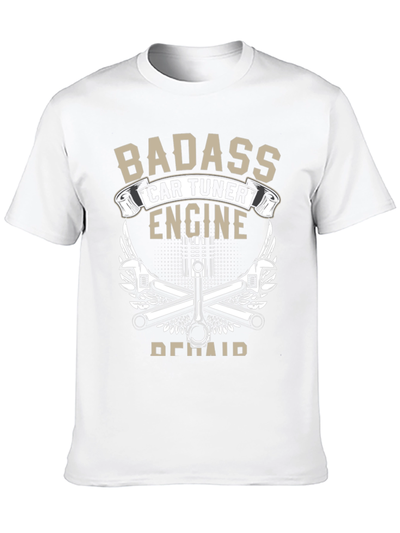 Badass Car Tuner Engine Repair T-Shirt