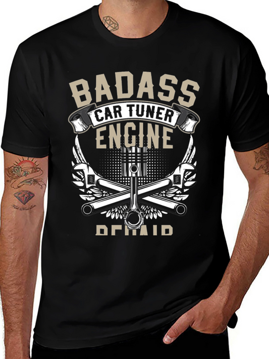 Badass Car Tuner Engine Repair T-Shirt