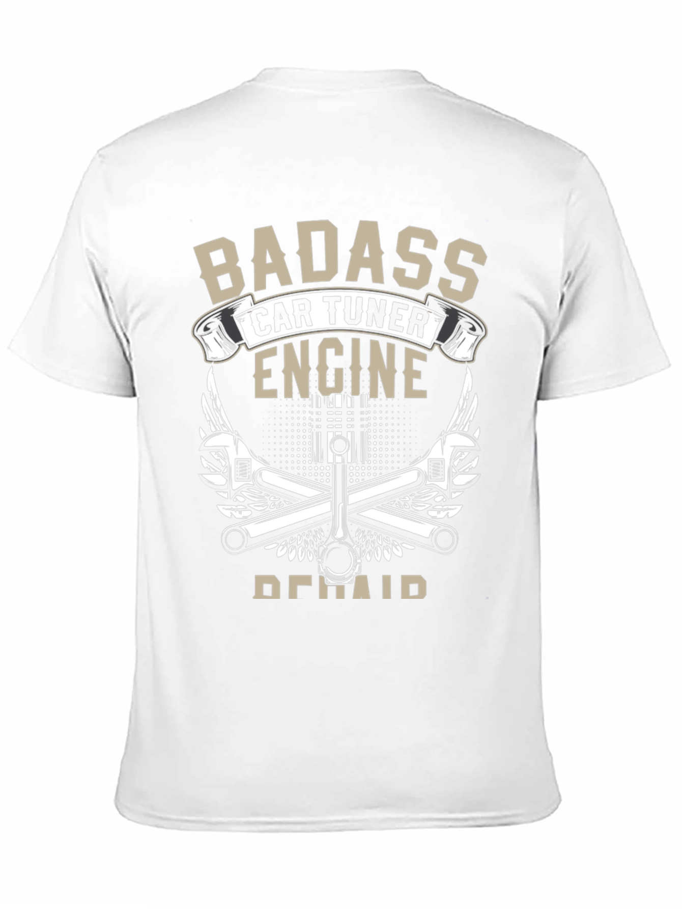 Badass Car Tuner Engine Repair T-Shirt