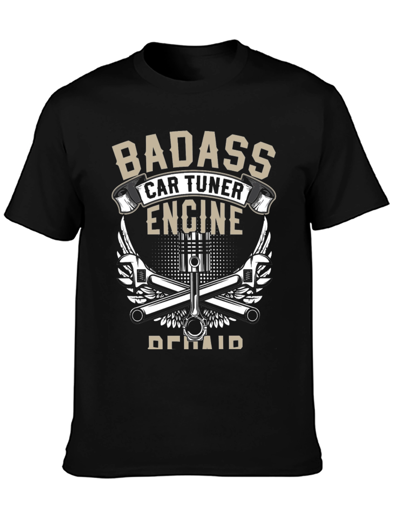 Badass Car Tuner Engine Repair T-Shirt